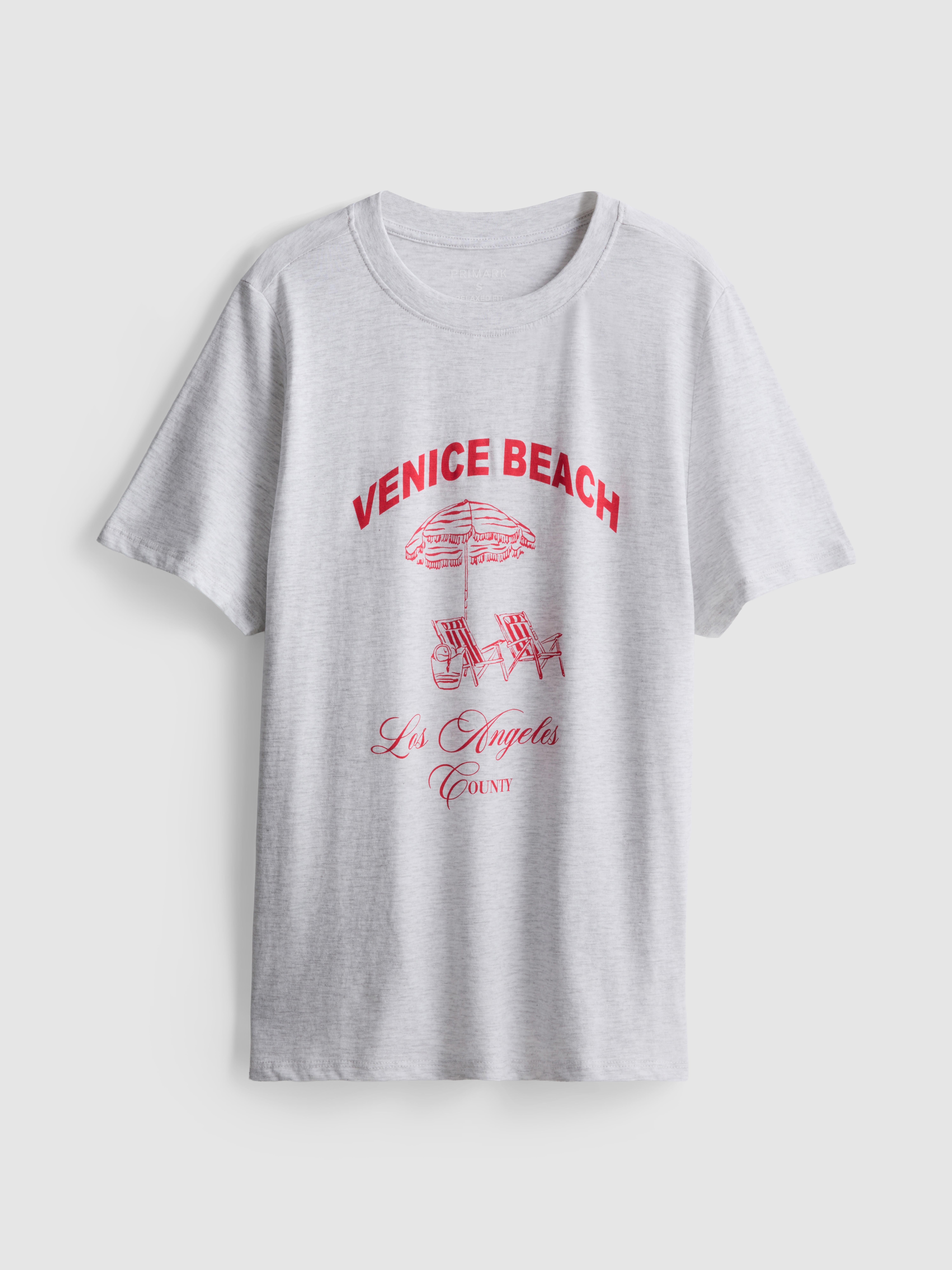 T-shirt van puur katoen met print