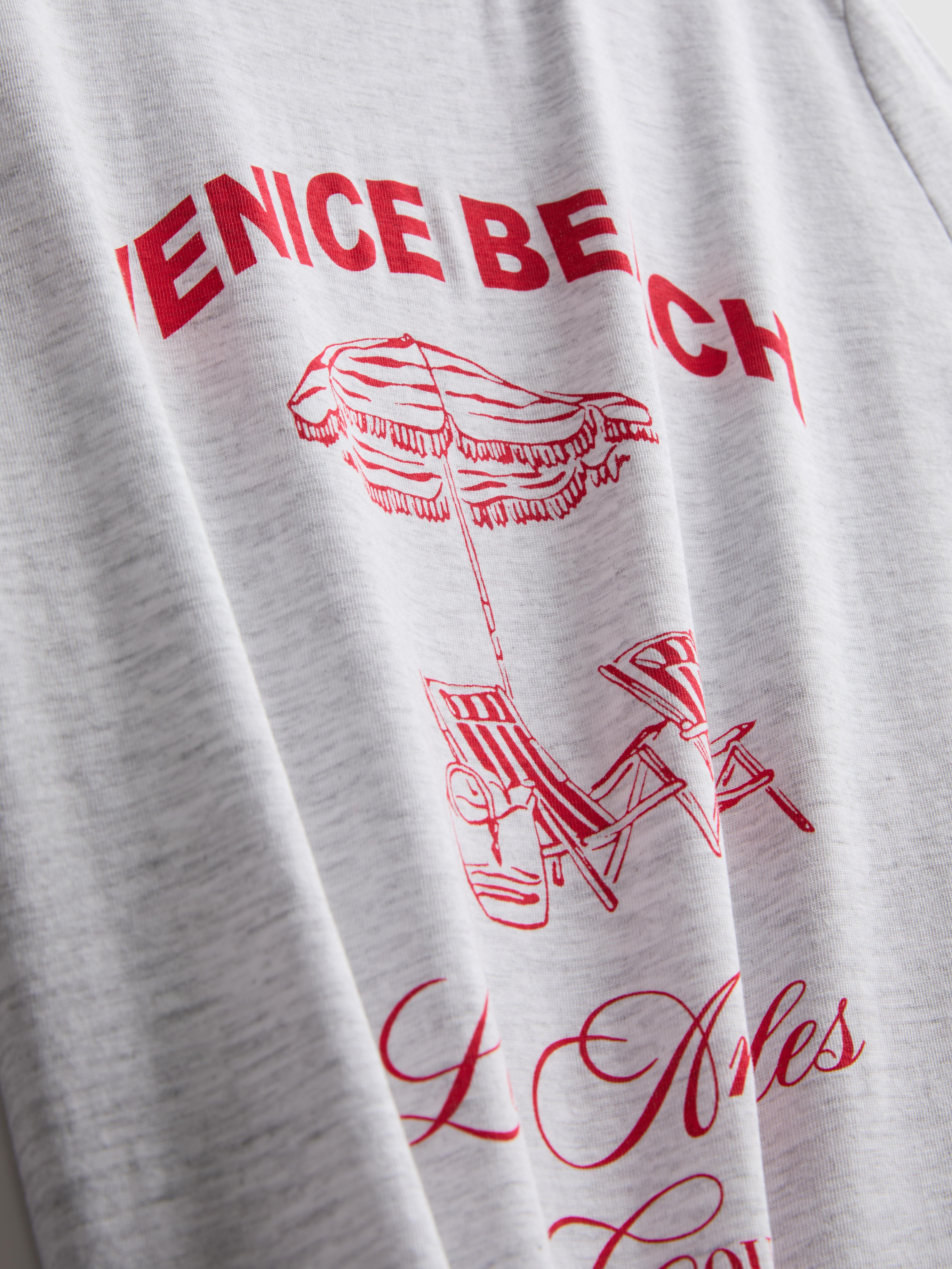 T-shirt van puur katoen met print