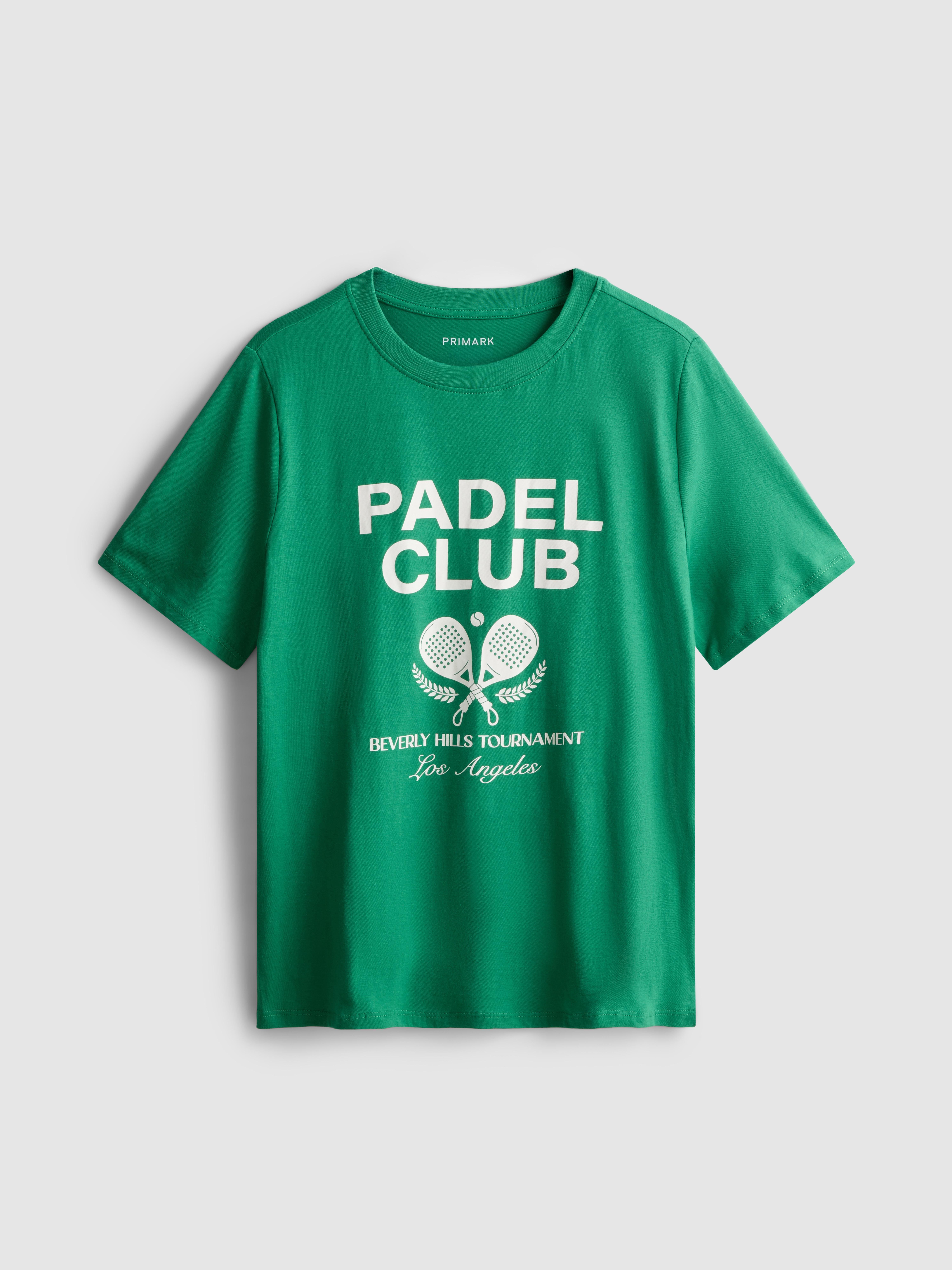 Camiseta gráfica de algodón puro