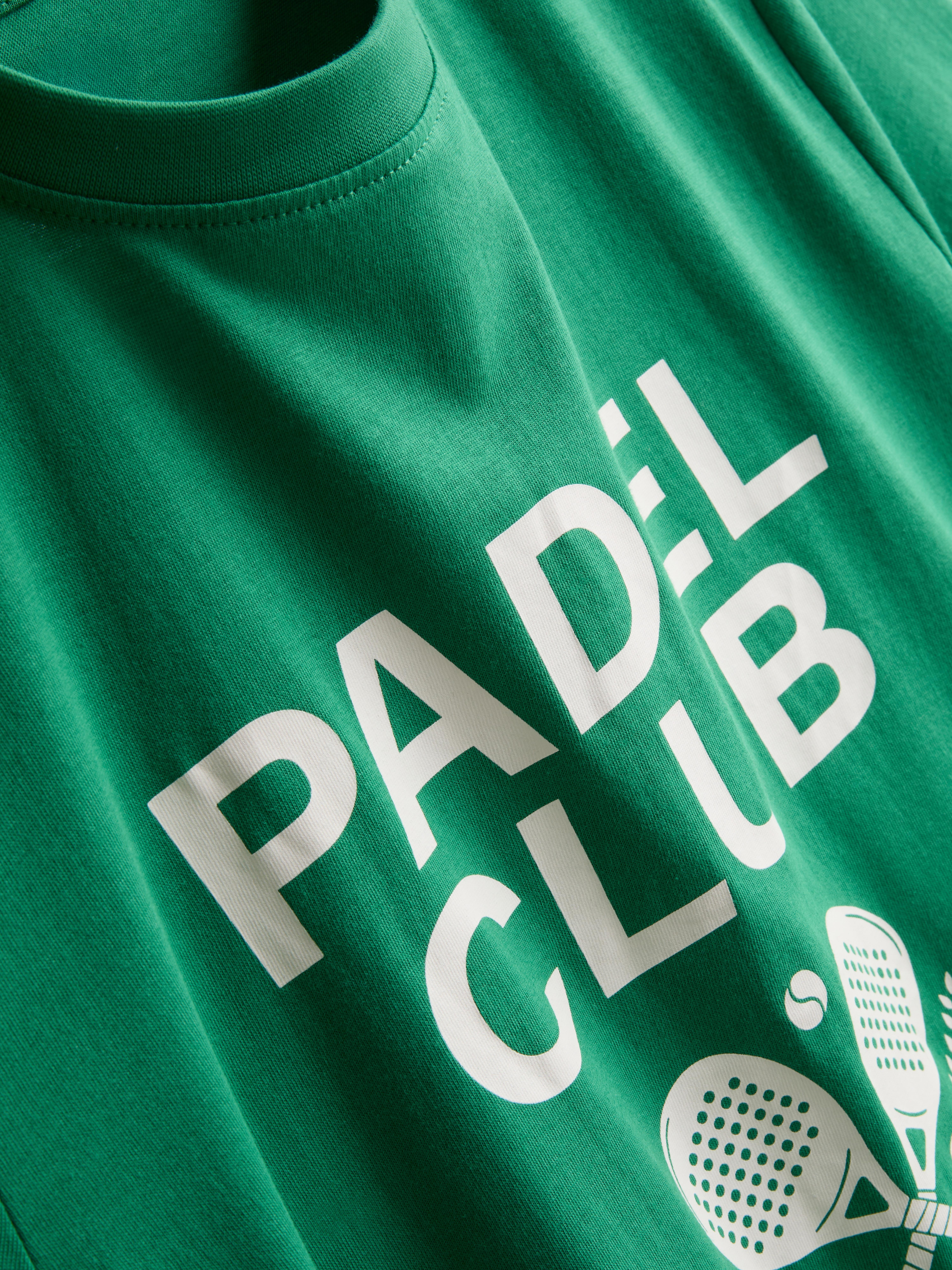 Camiseta gráfica de algodón puro