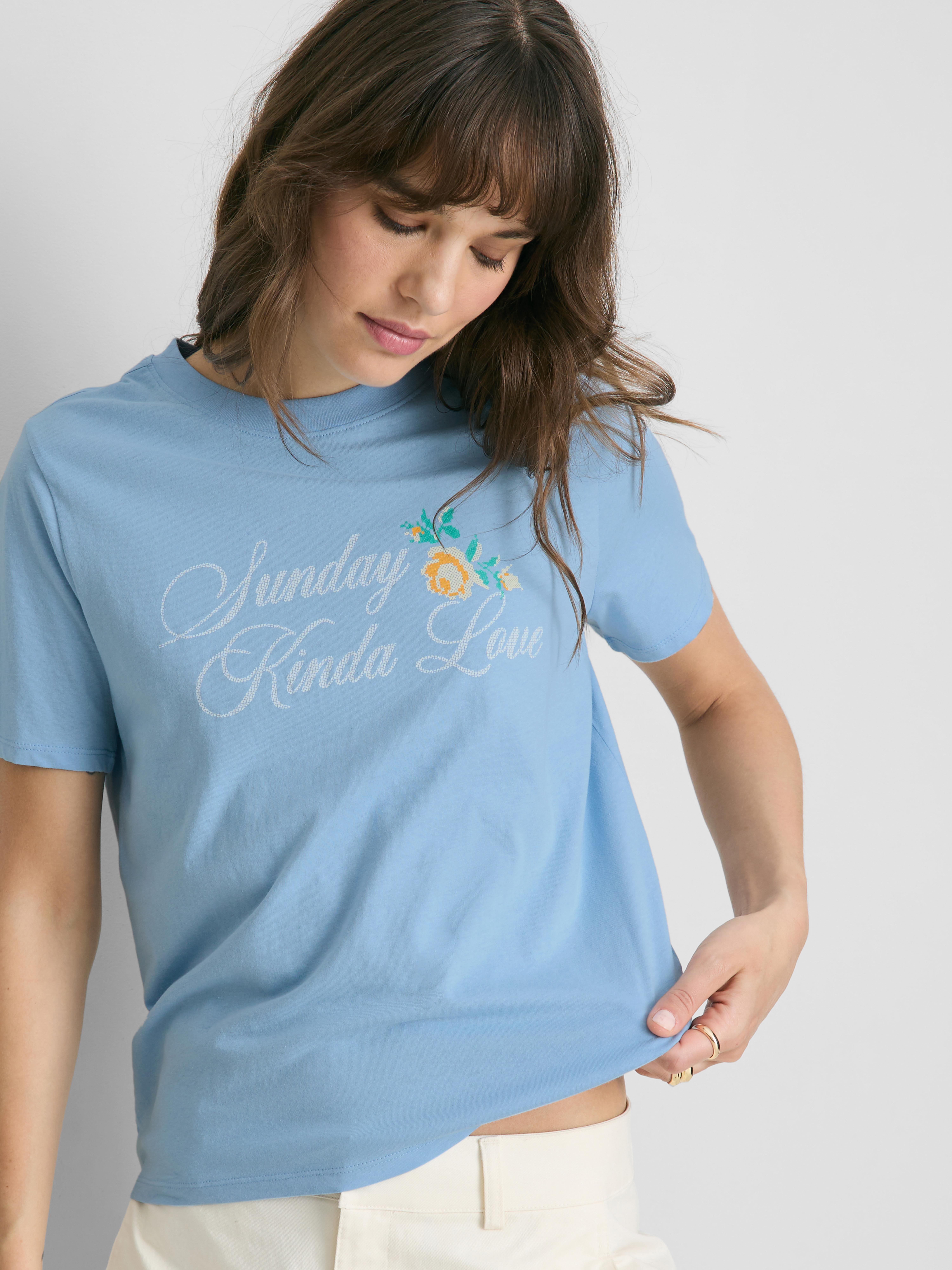Tricou din bumbac pur cu imprimeu