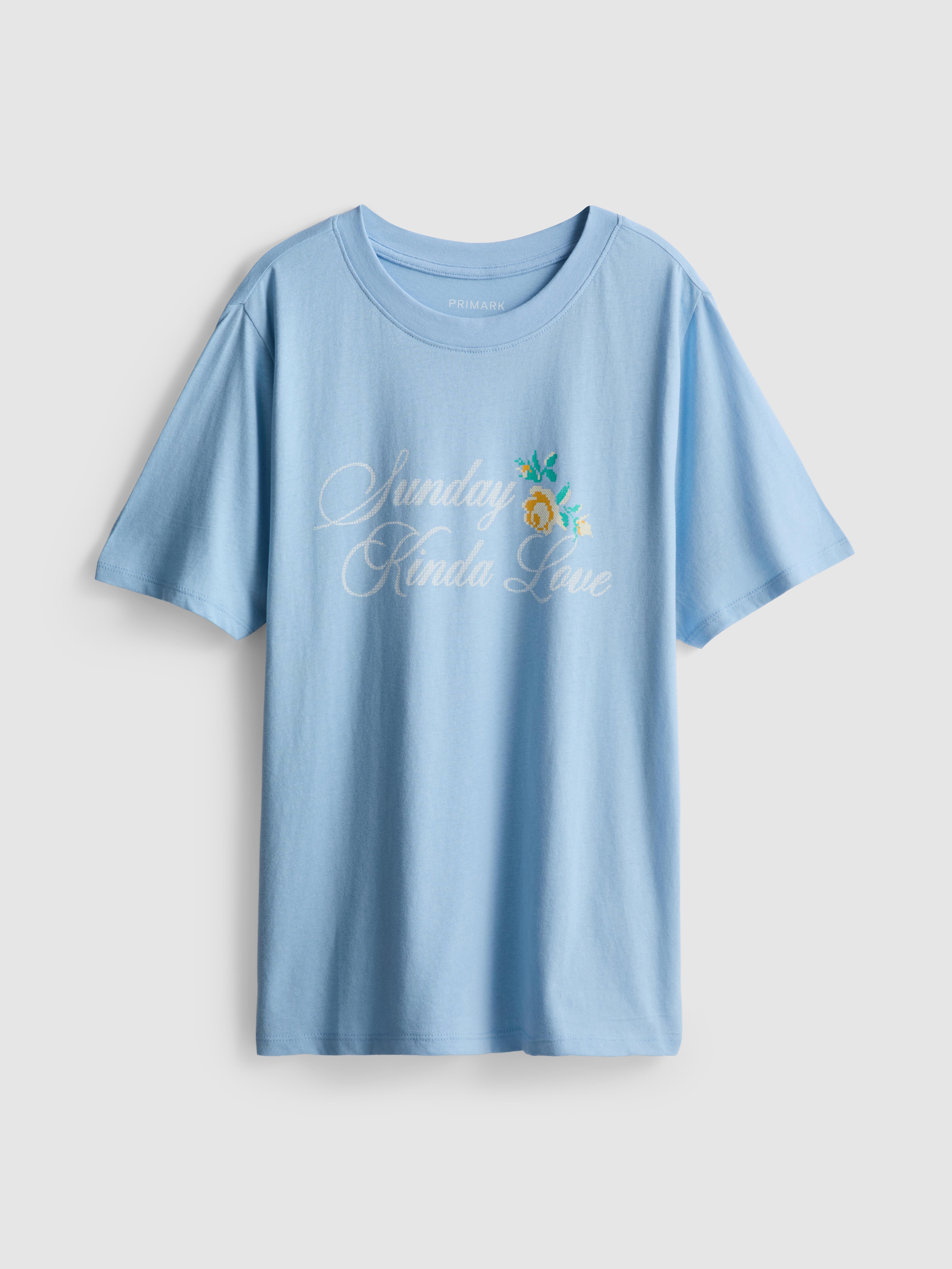 Tricou din bumbac pur cu imprimeu