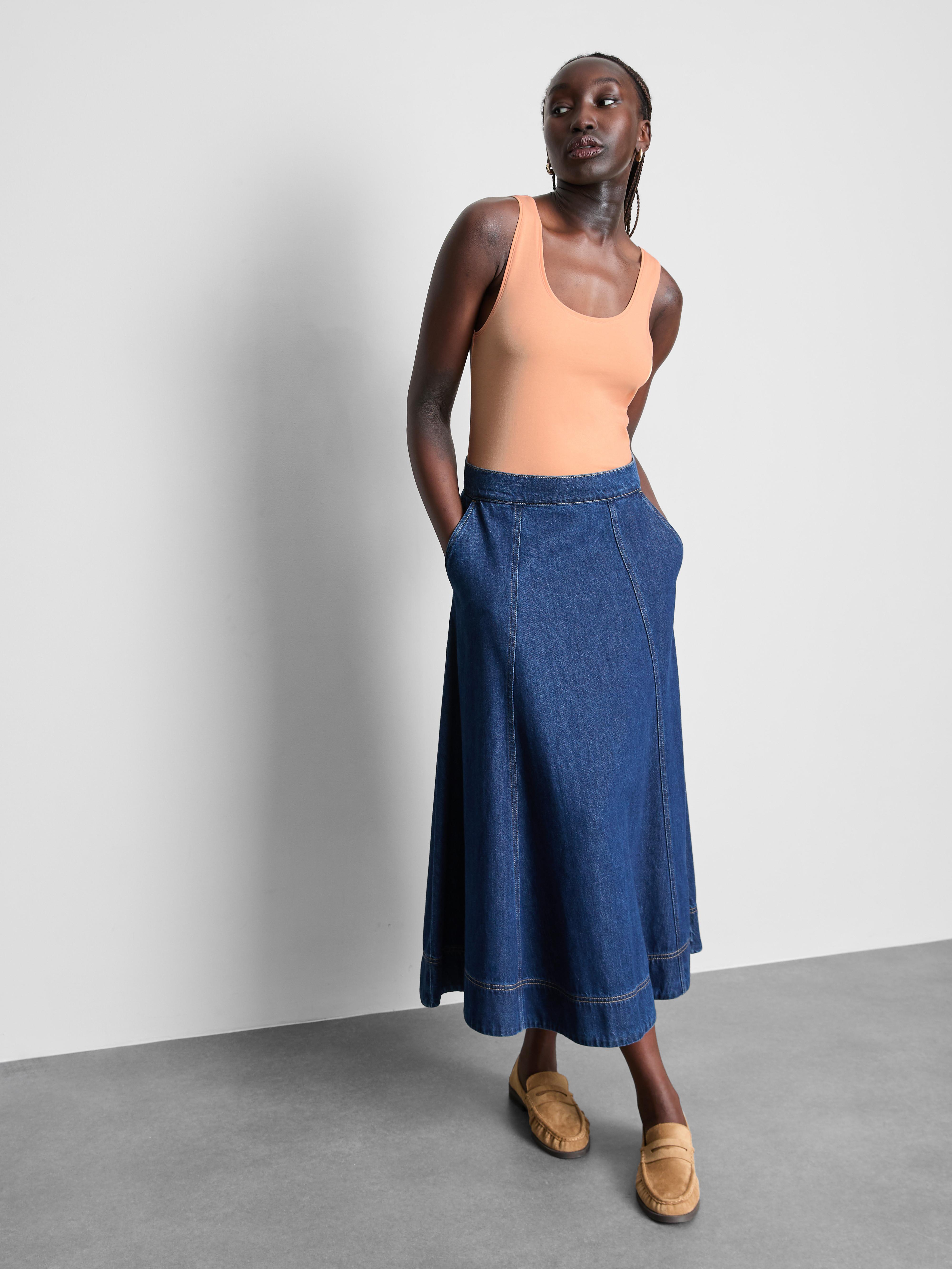 Cotton Rich Stretch Vest Peach