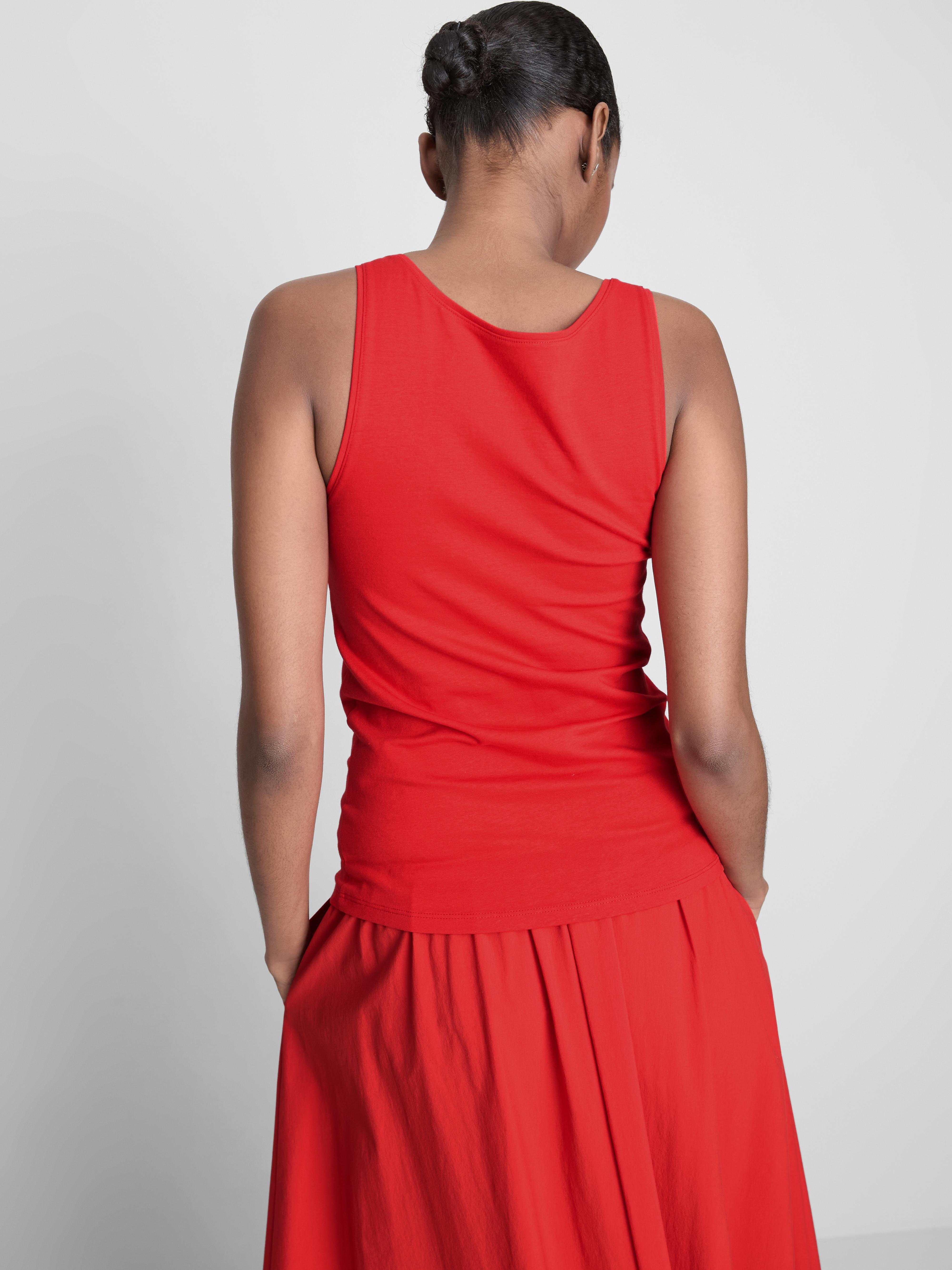 Débardeur stretch en coton majoritaire