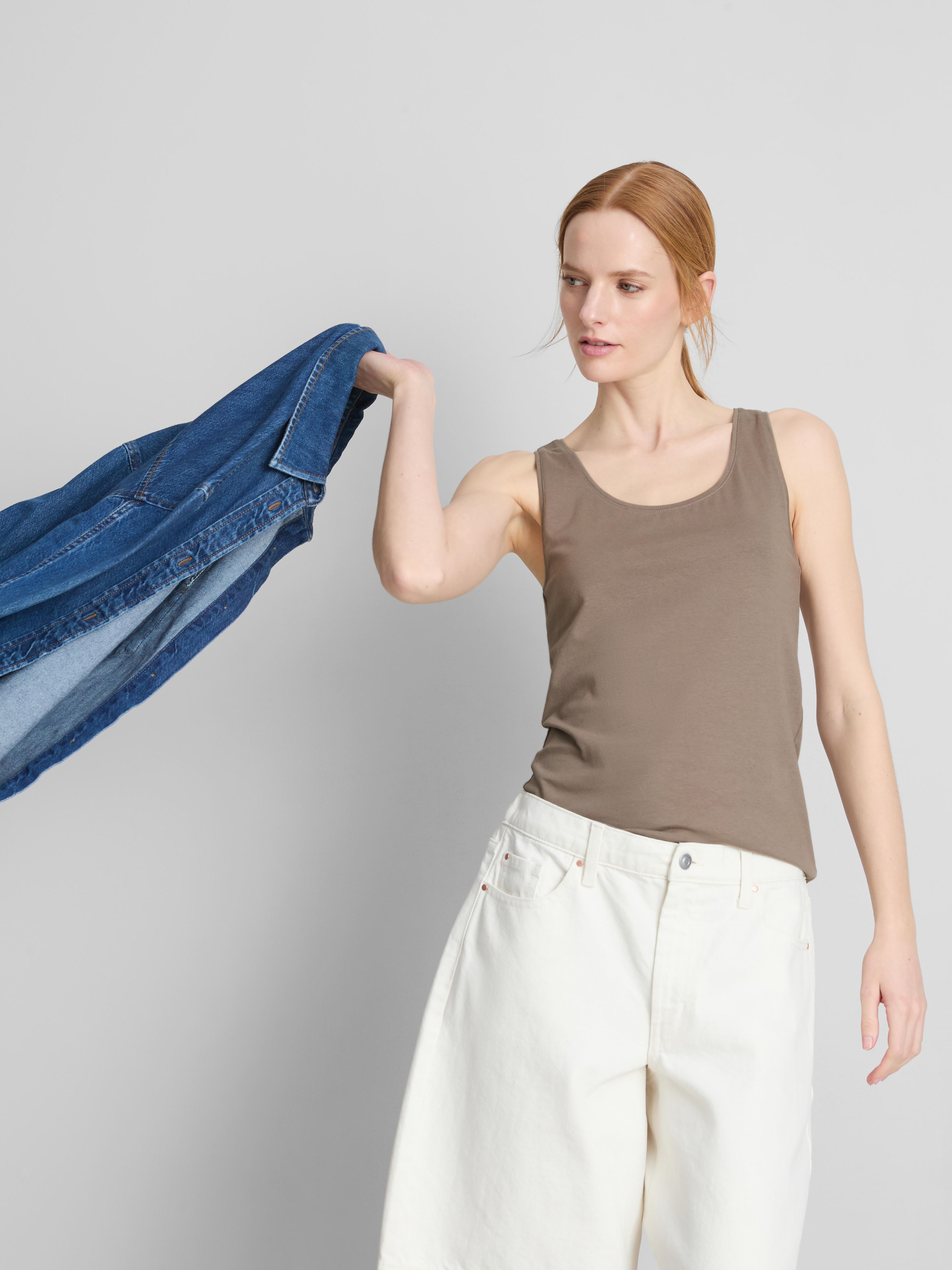 Cotton Rich Stretch Tank