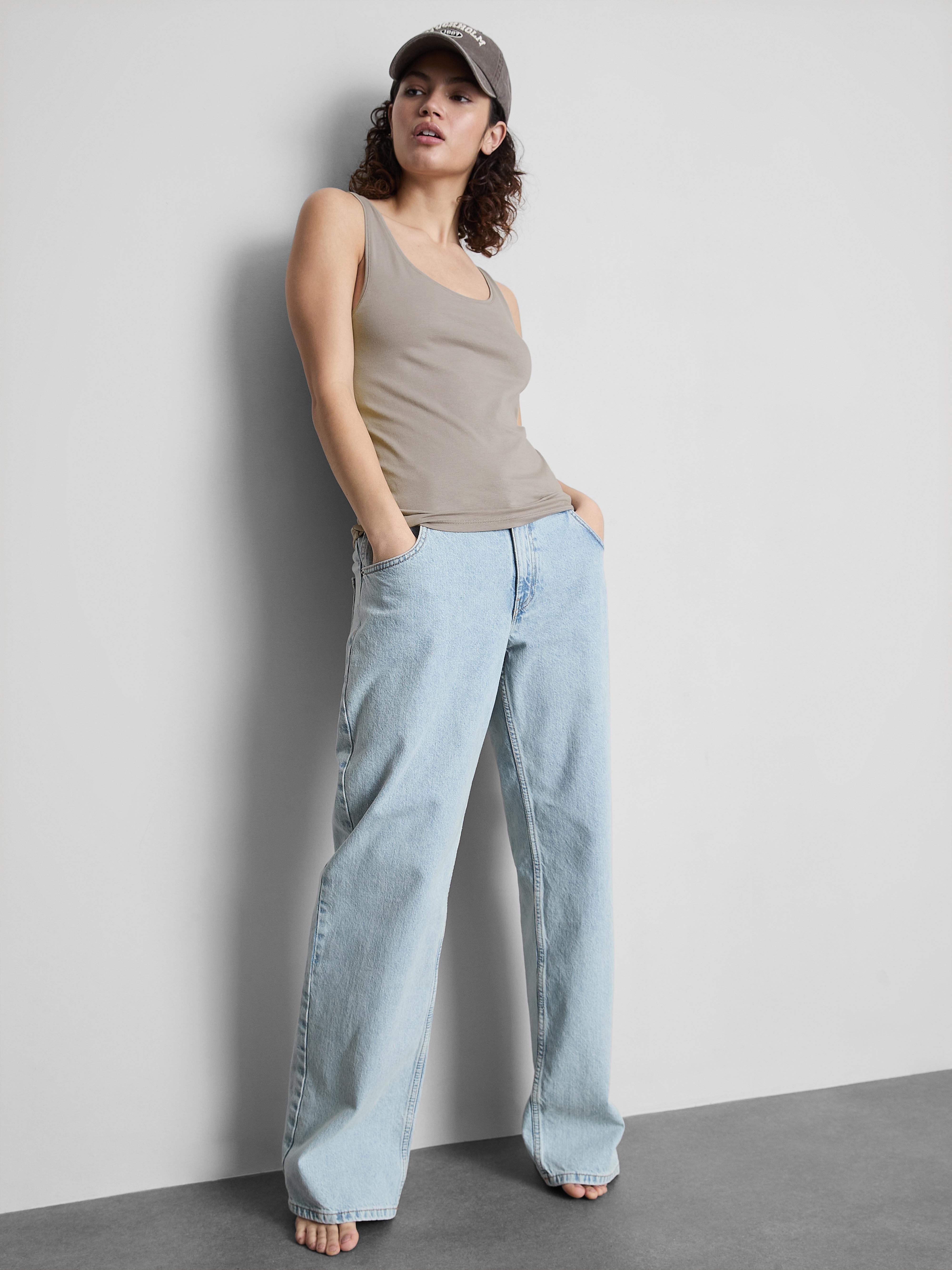 Cotton Rich Stretch Vest Light Grey