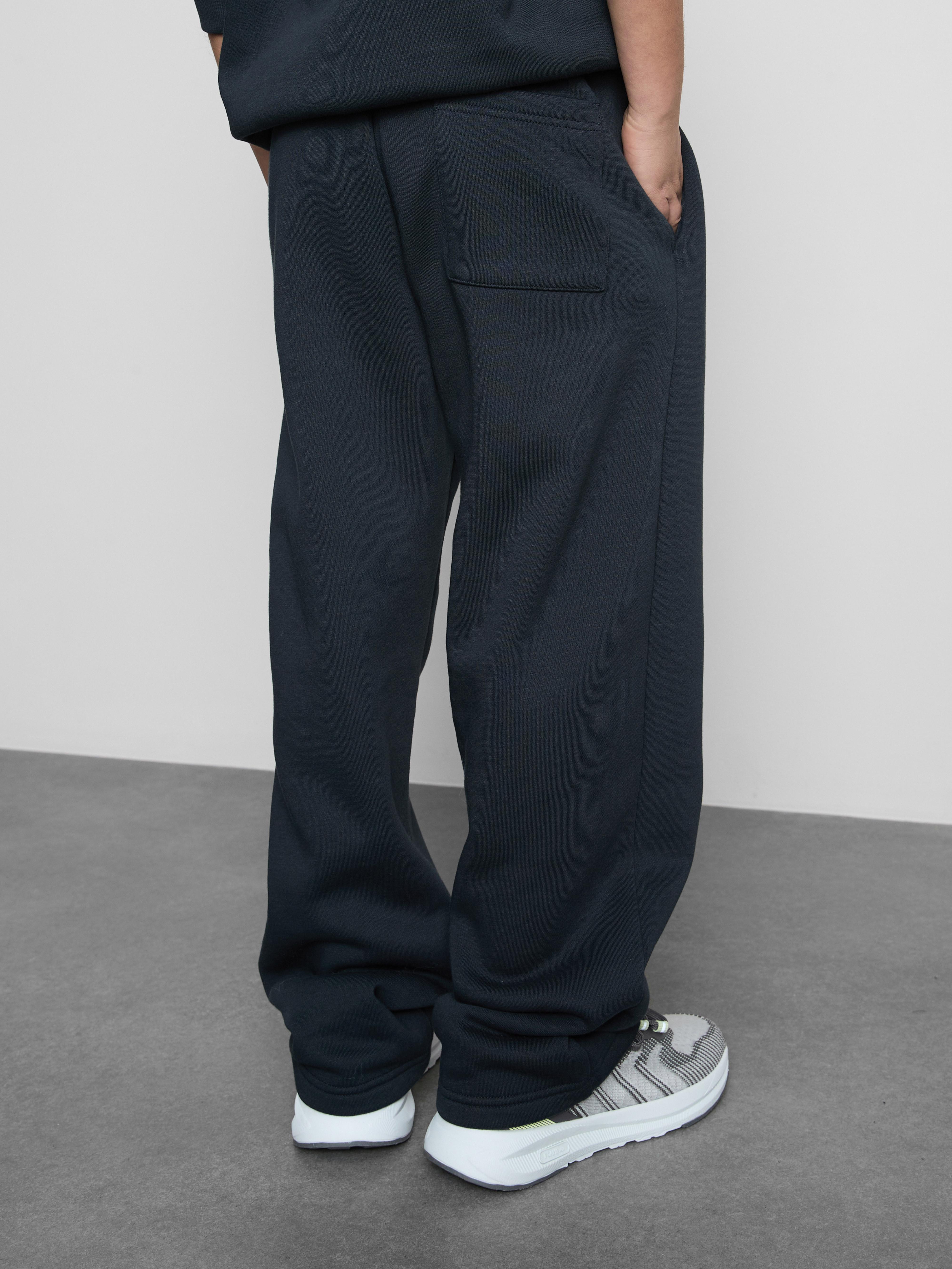 Boys Black 7-15yrs | Running Club Graphic Active Joggers