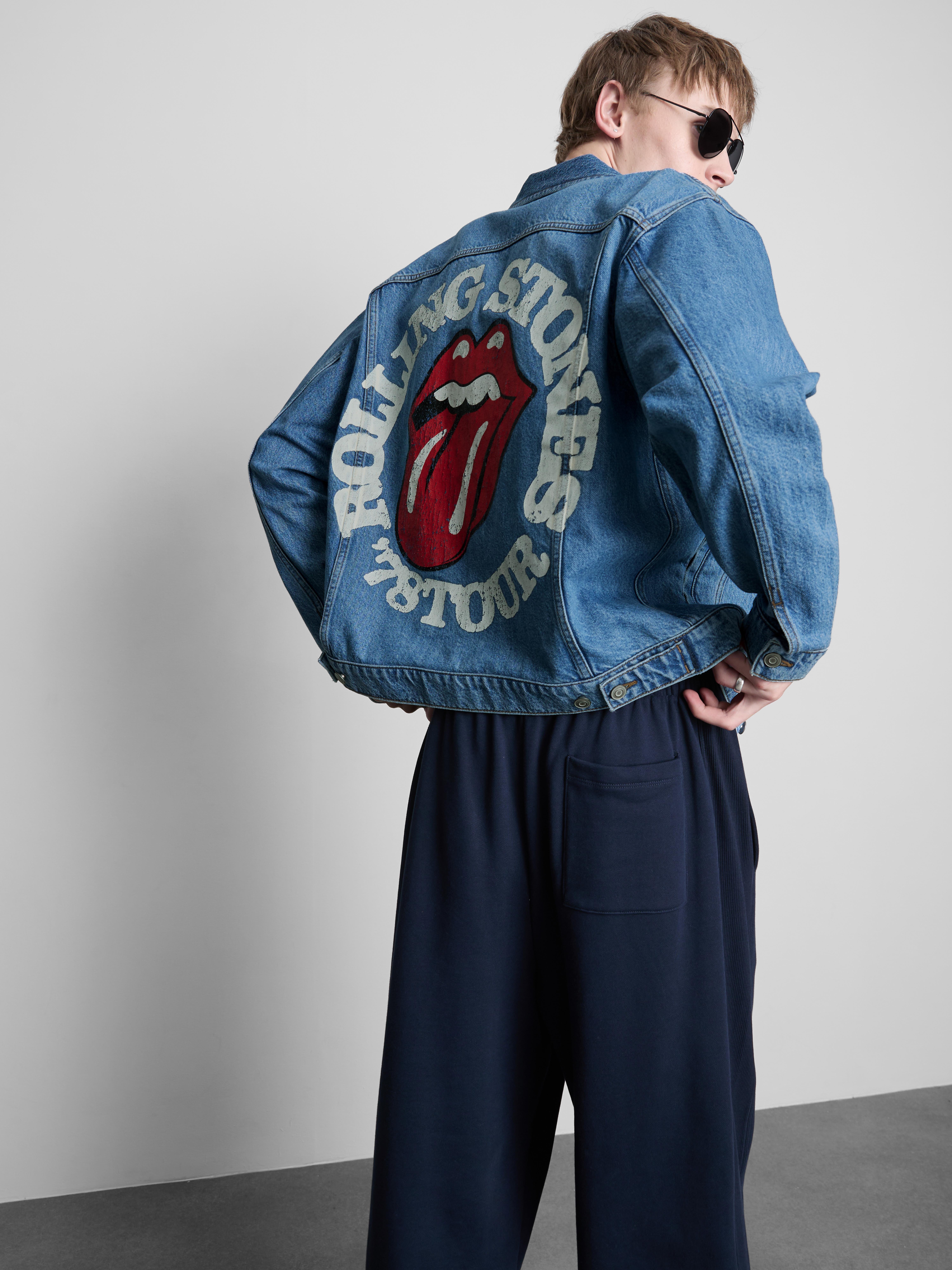 „The Rolling Stones“ Jeansjacke