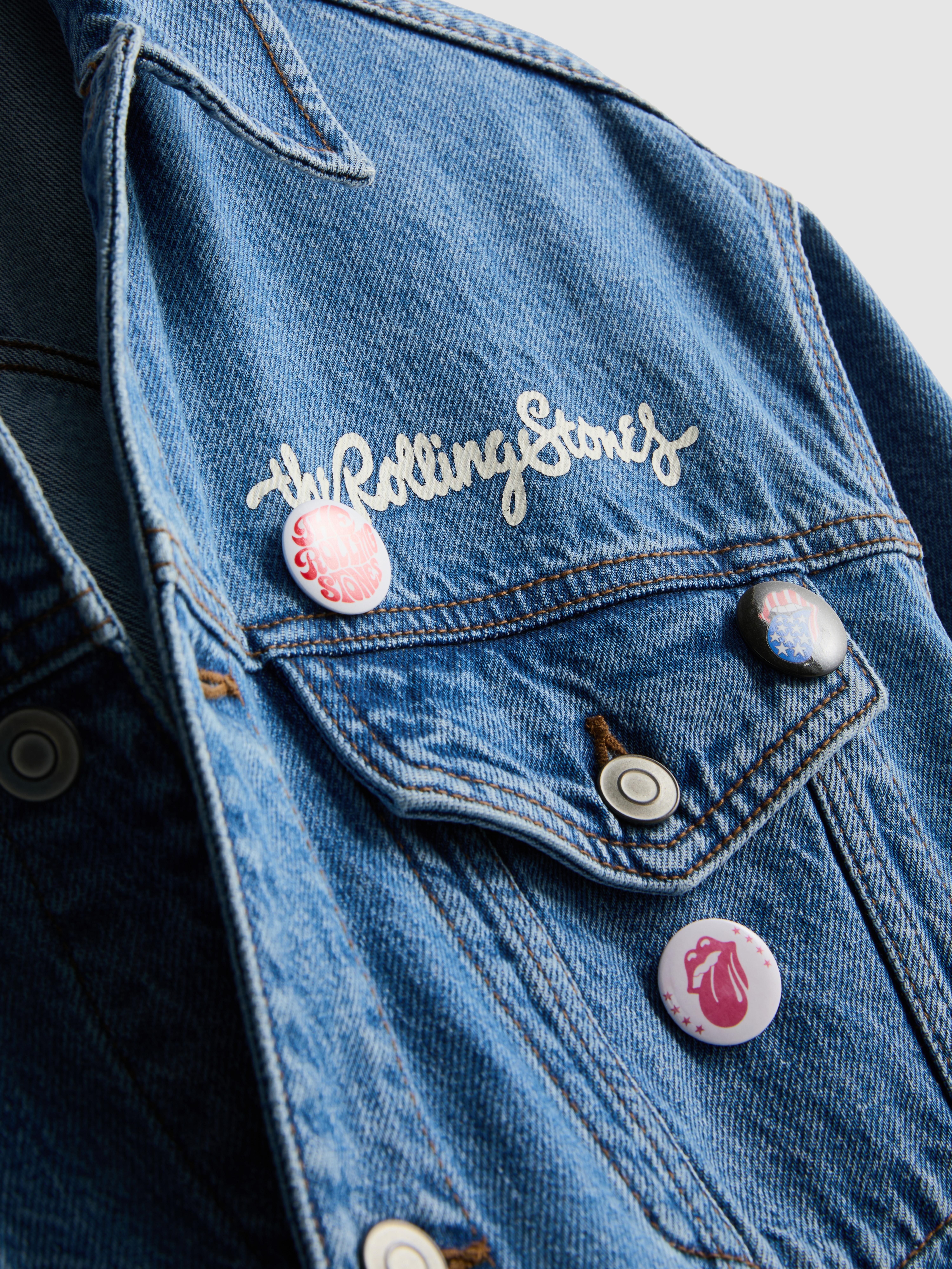 „The Rolling Stones“ Jeansjacke