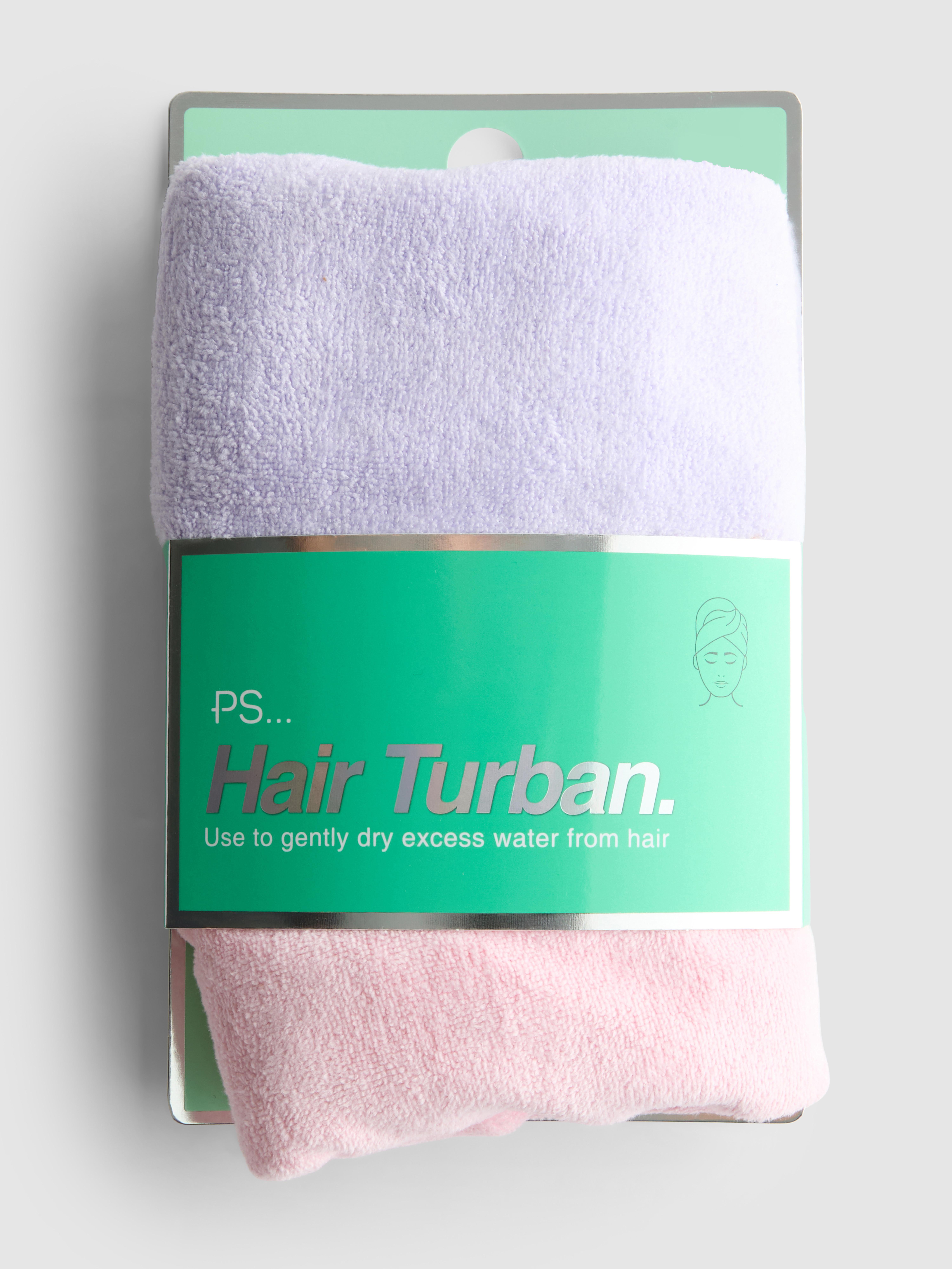 PS... Two-Tone Towel Hair Turban