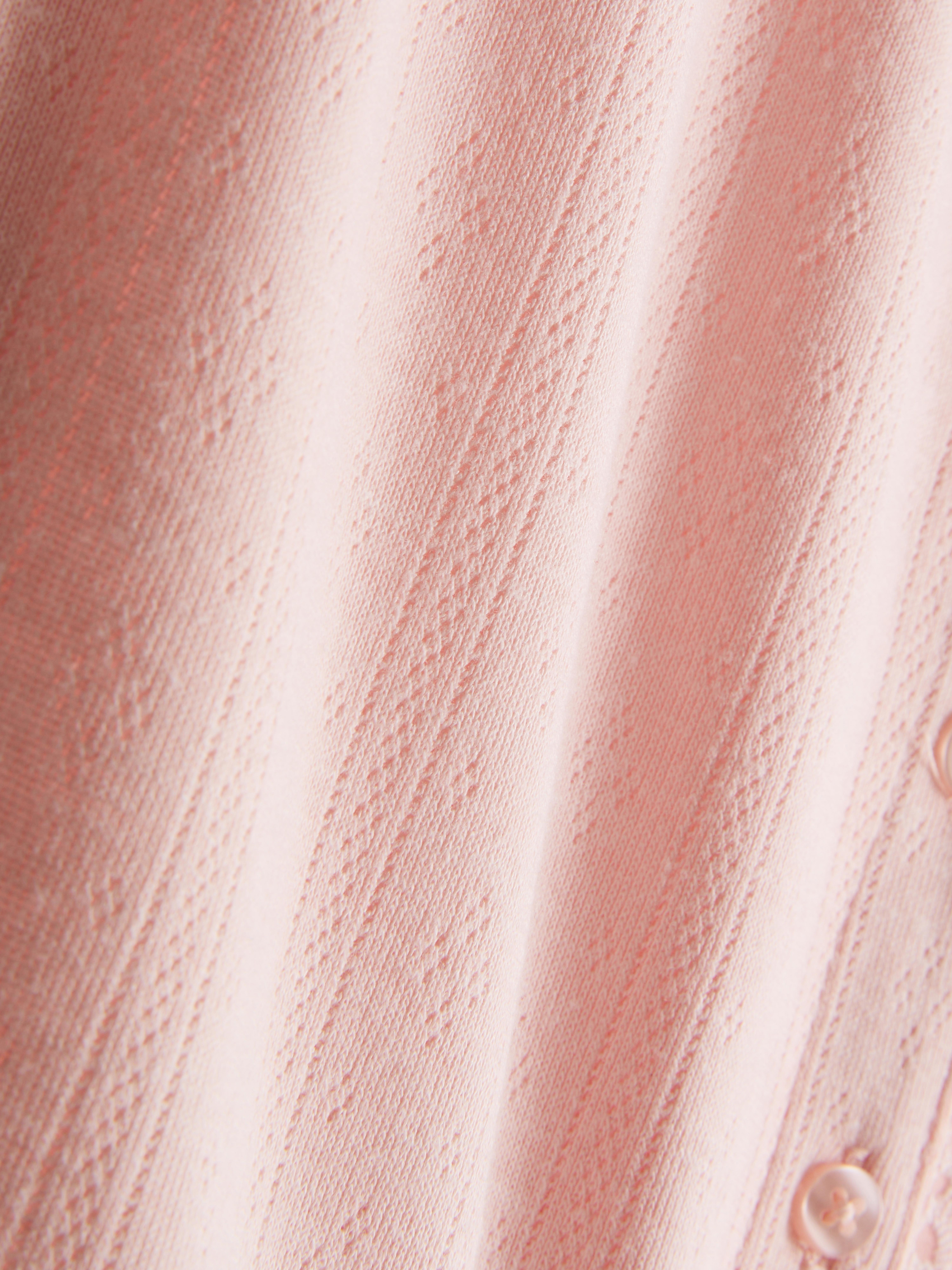 Top alças pijama renda malha geométrica