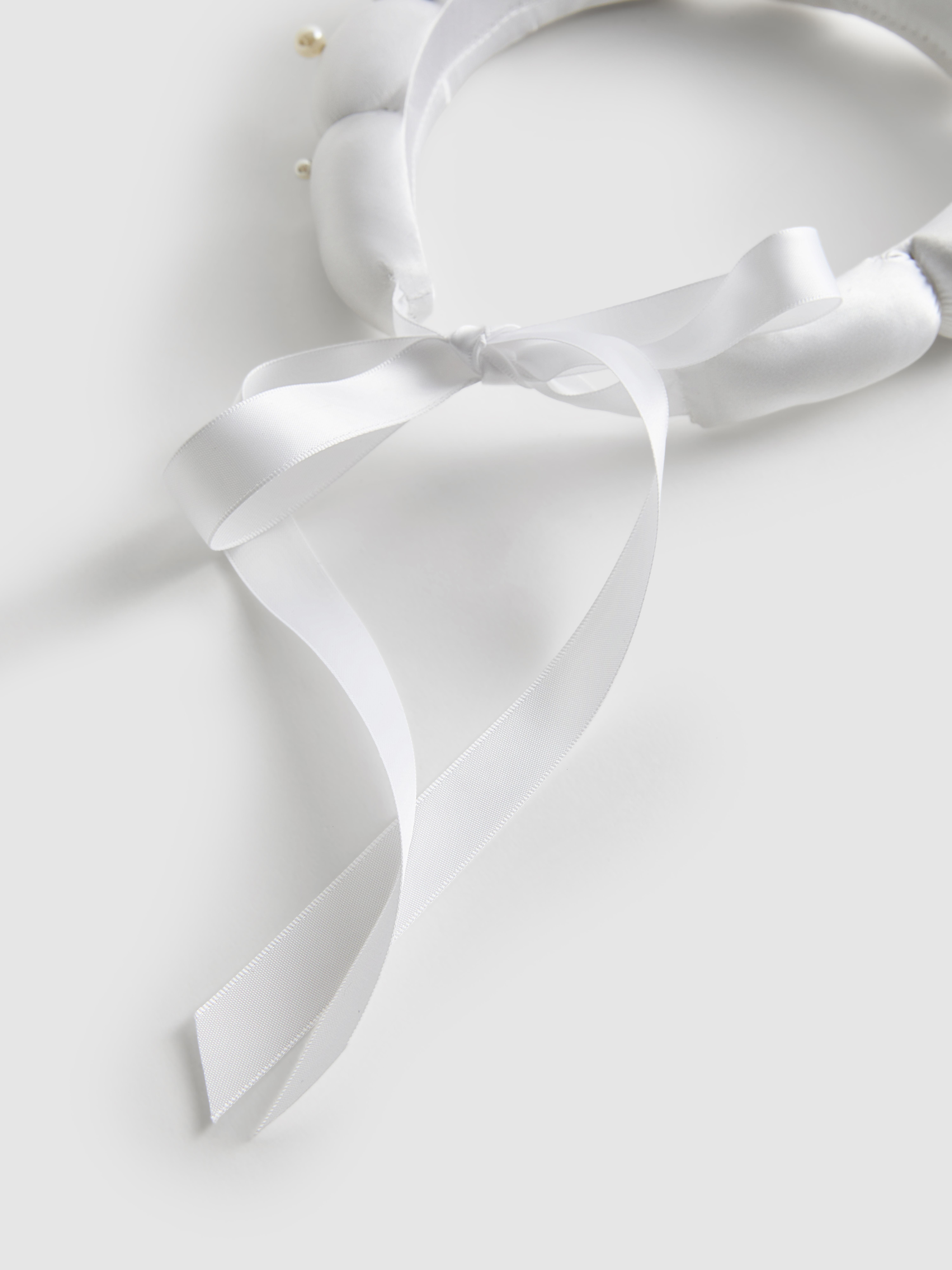 Bridal Faux Pearl Spa Headband