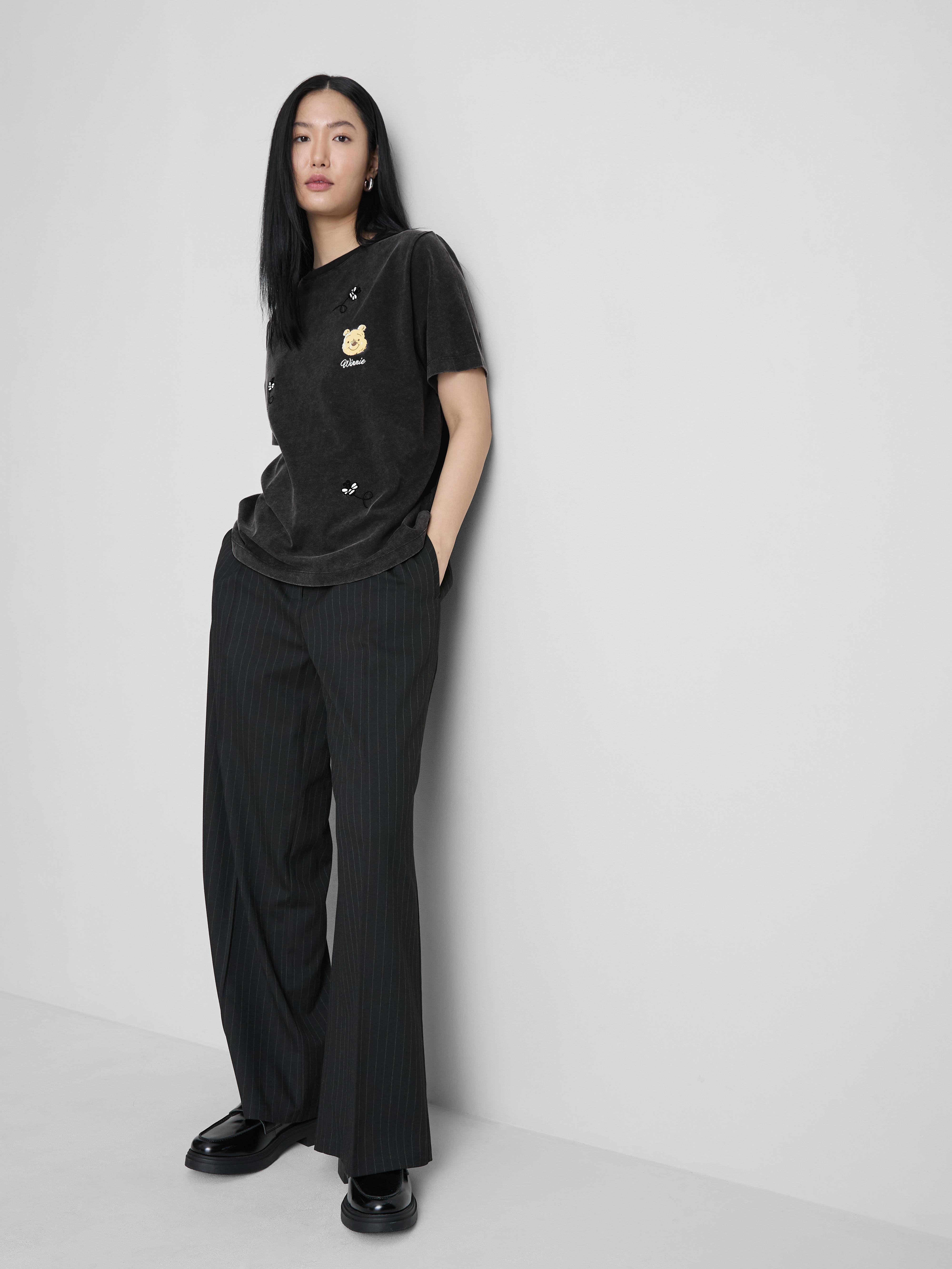 Women's Gray Disney’s Winnie The Pooh Cotton Celebration T-Shirt