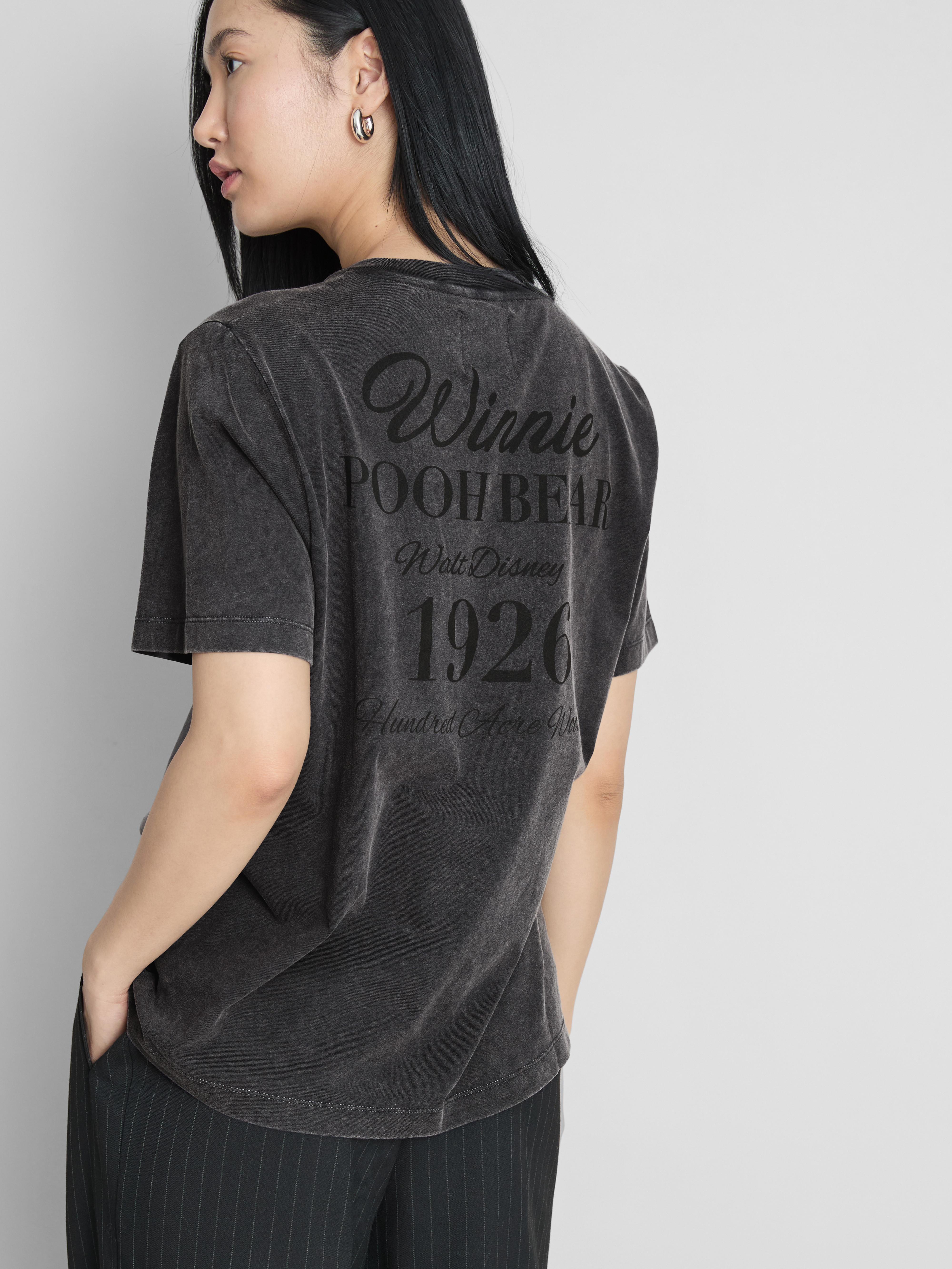 Women's Gray Disney’s Winnie The Pooh Cotton Celebration T-Shirt