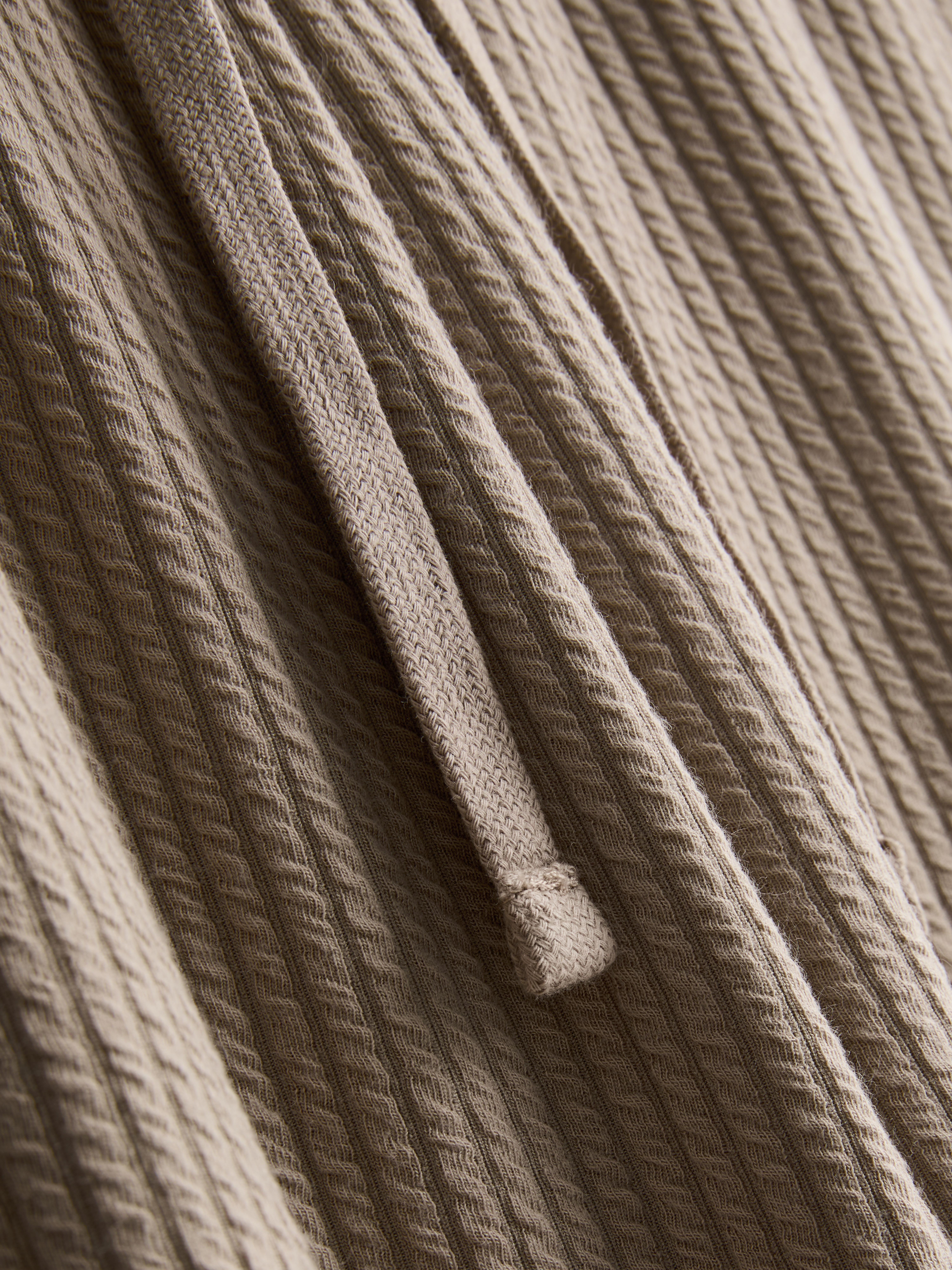 Men's Tan Textured Stripe Pajama Bottoms