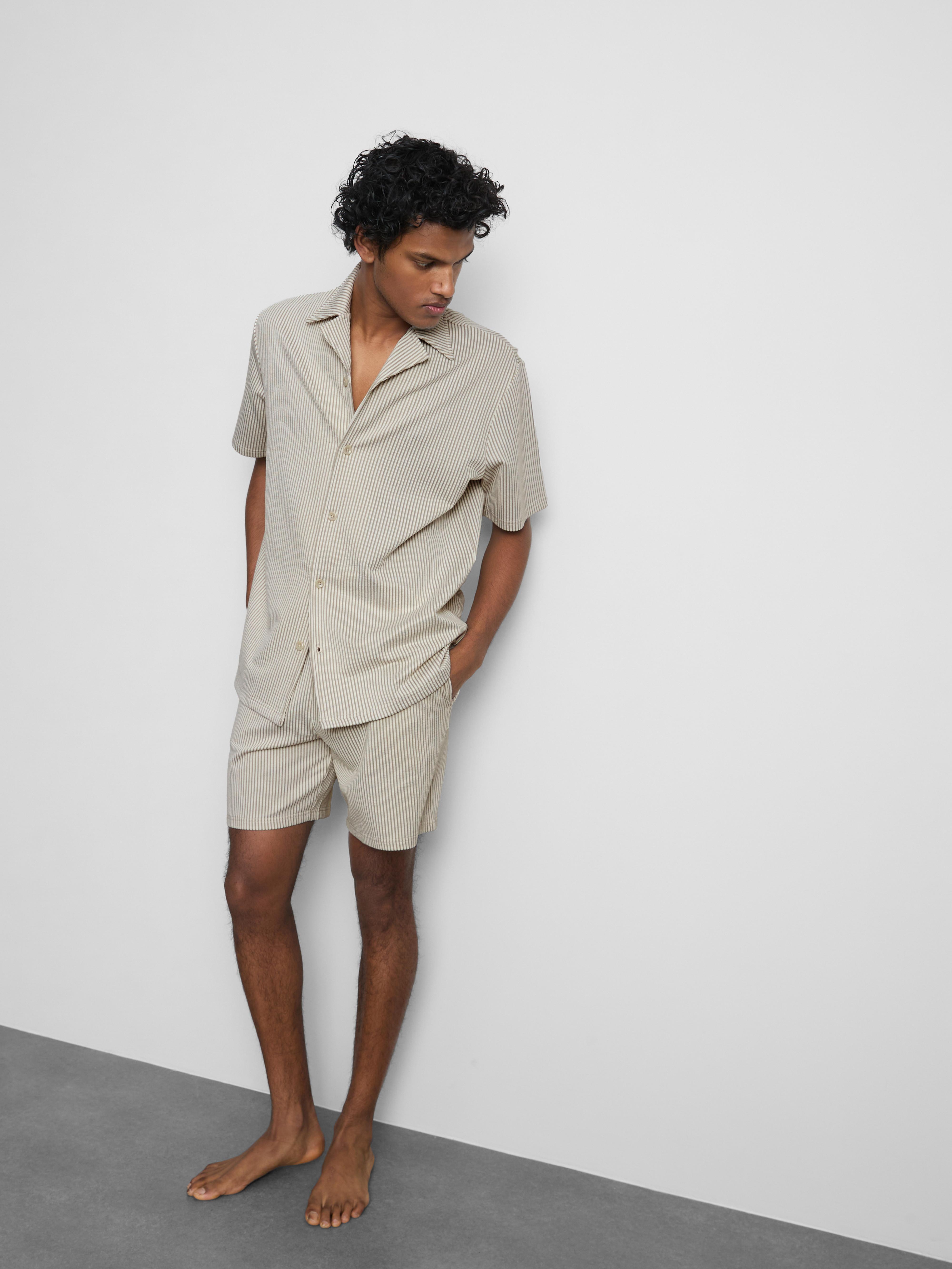 Button-Up Pajama Top