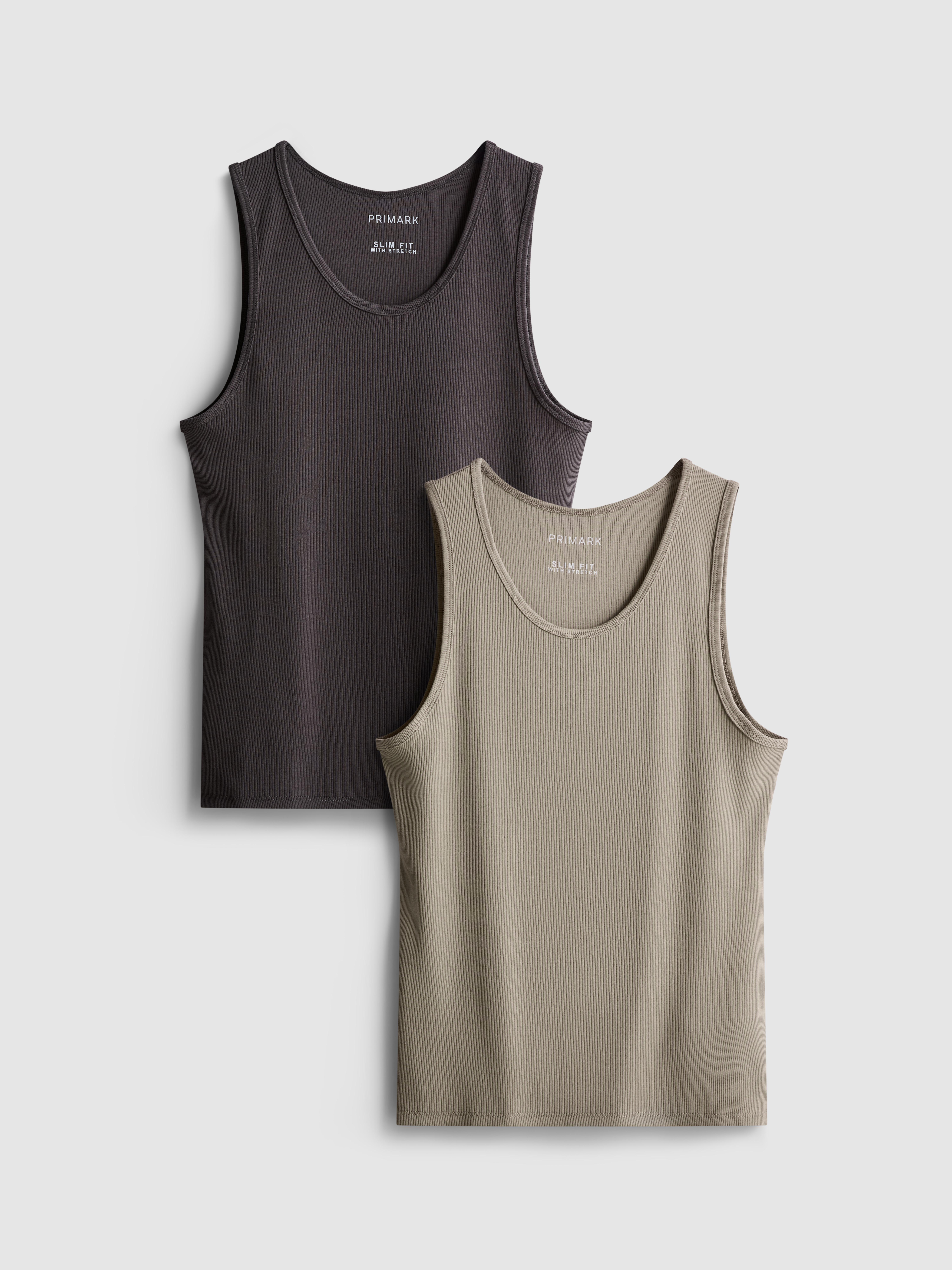 Slim Fit Ribbed Vest Top