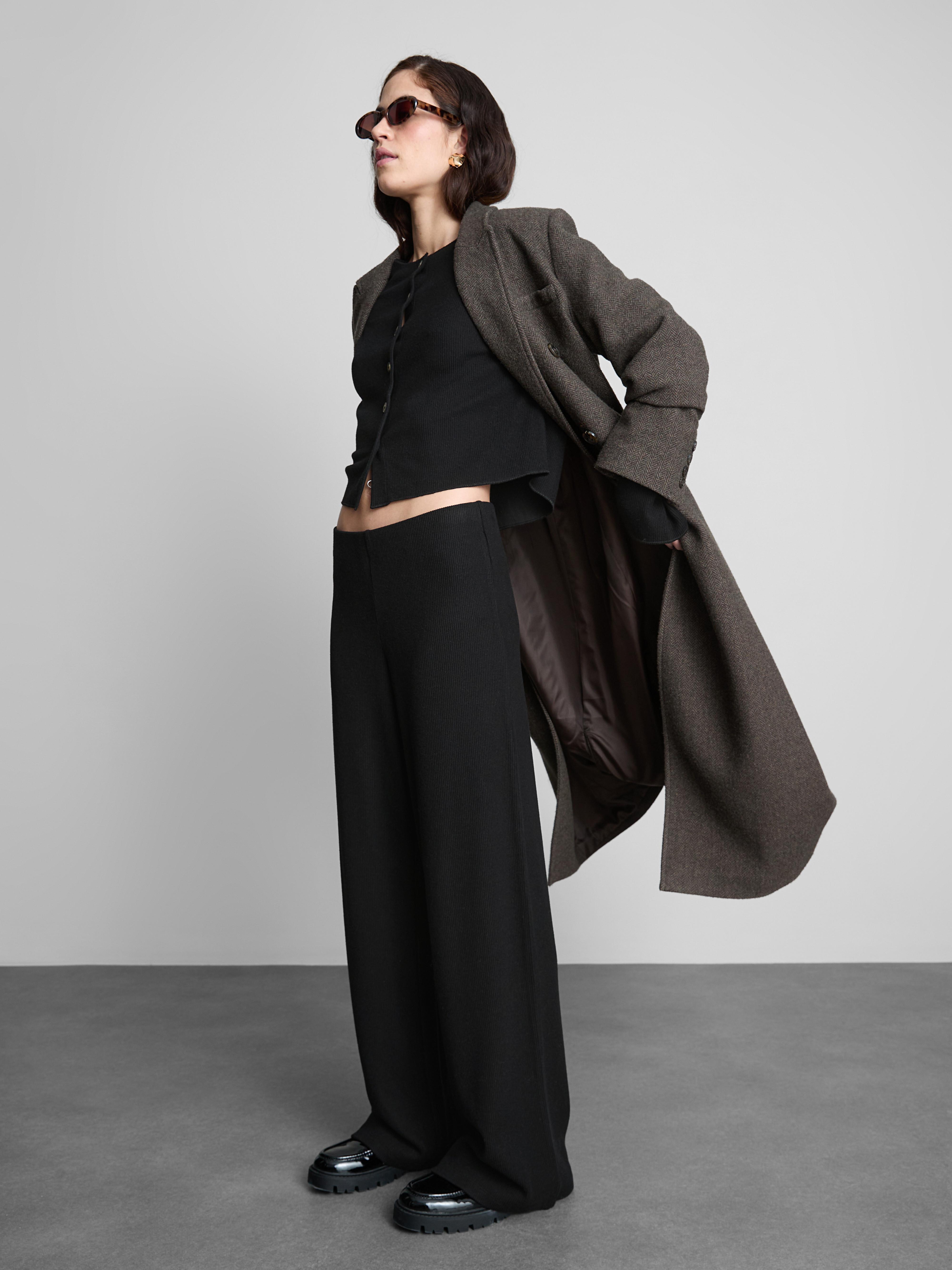 Ribbed Wide Leg Leggings