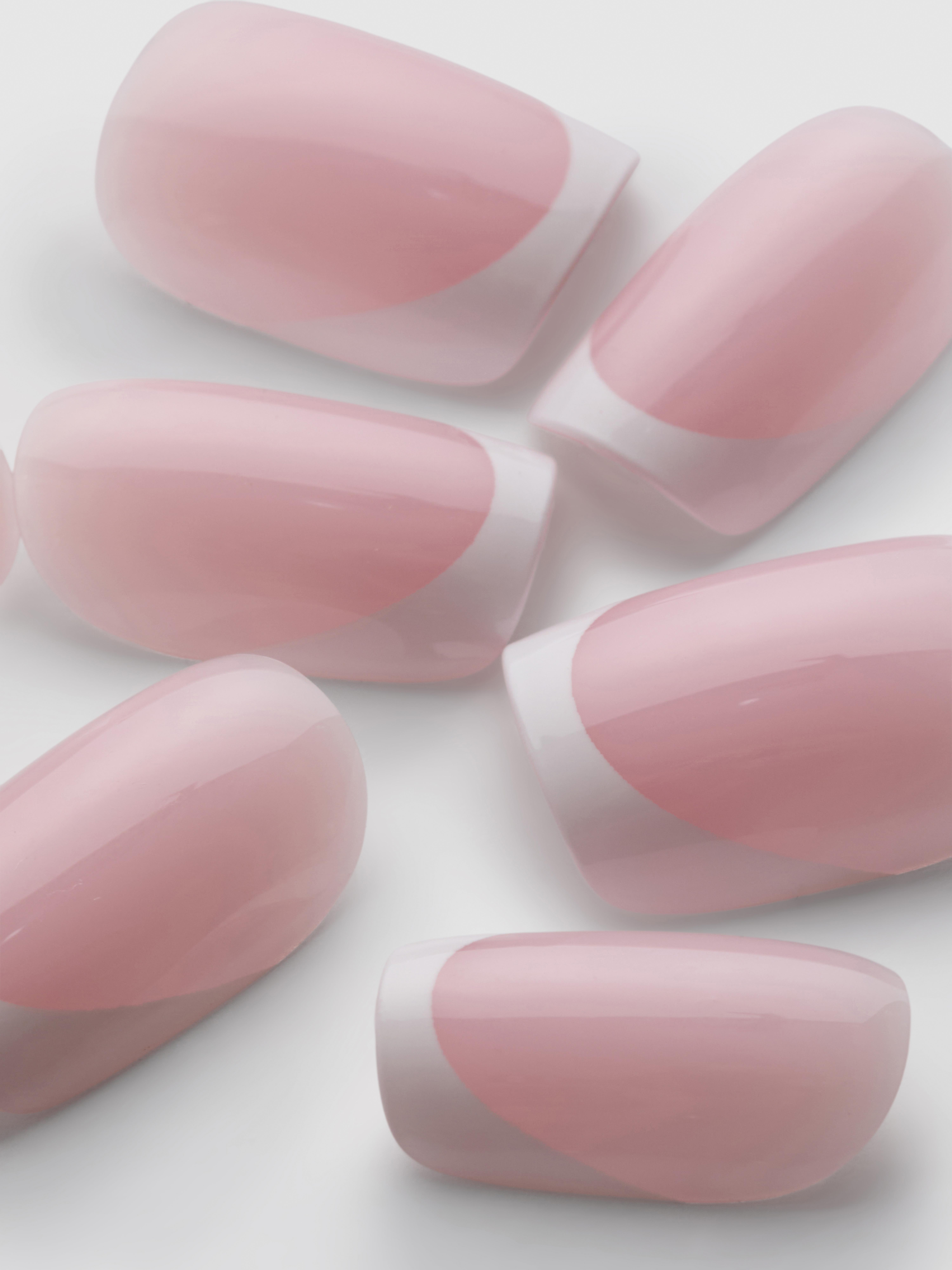 Uñas cuadradas cortas efecto gel de PS... Pro