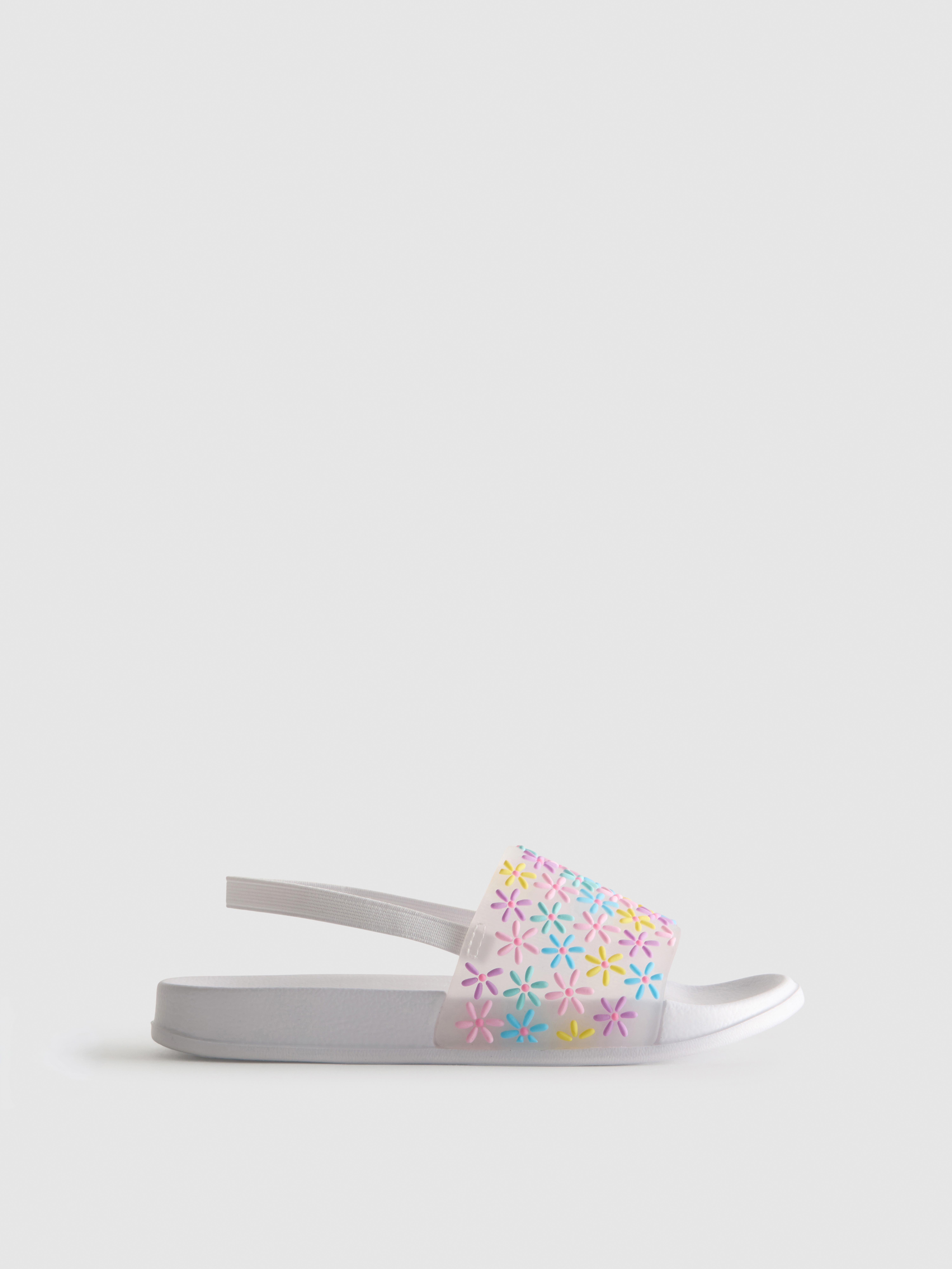 Chanclas con estampado floral