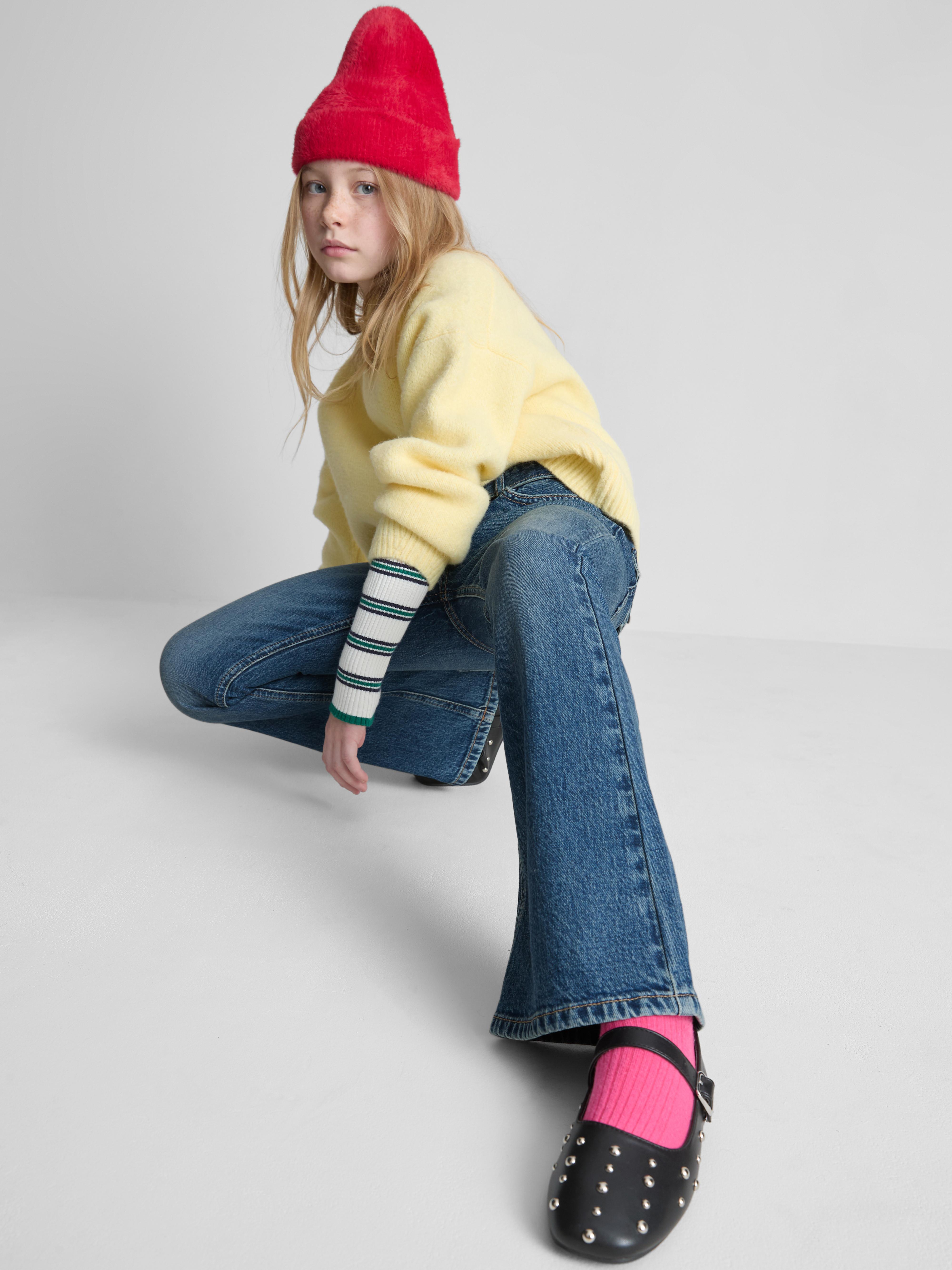 7-15 anni | Jeans svasati con cintura