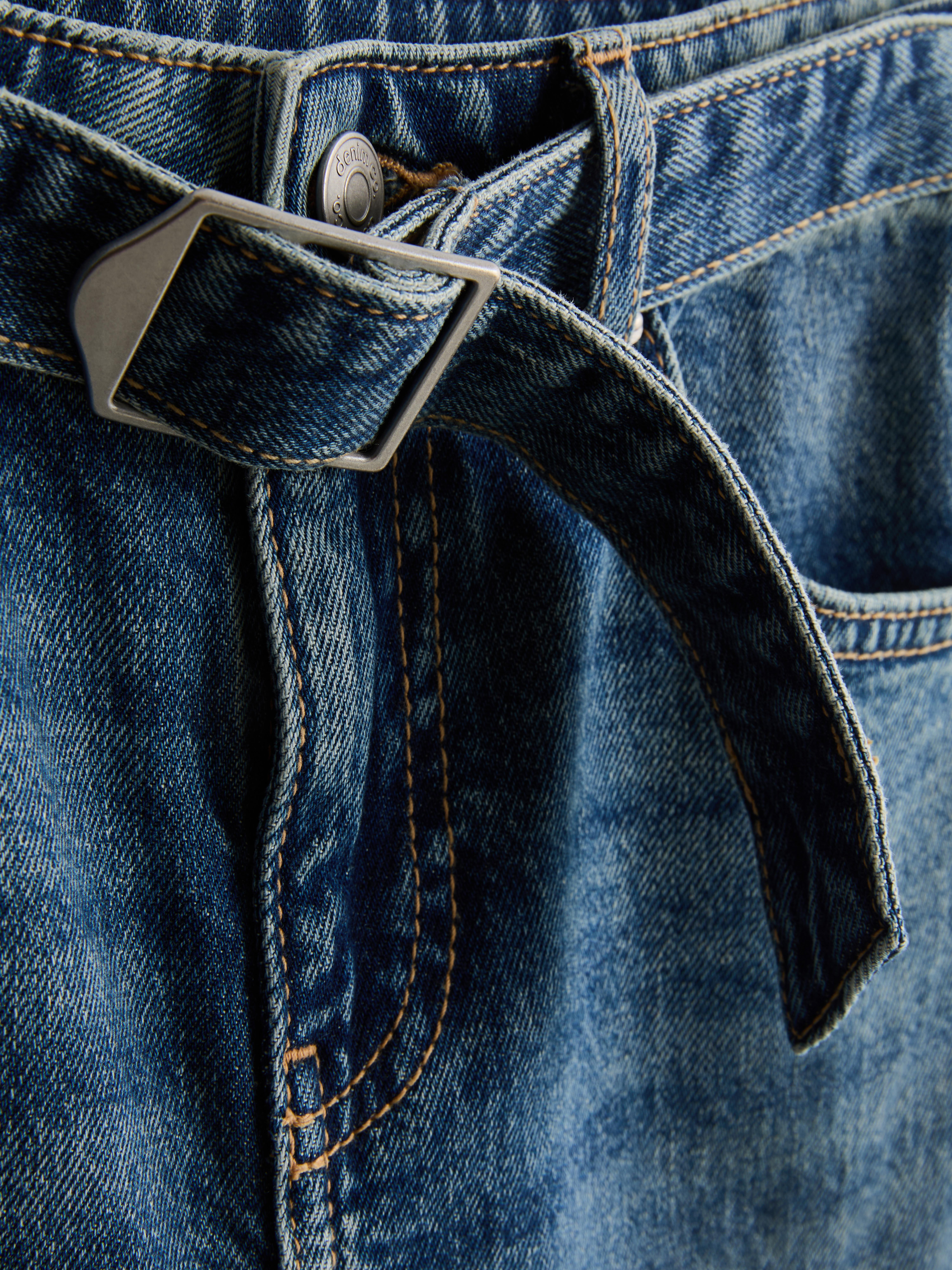 7–15 let | Kavbojke na zvon s pasom