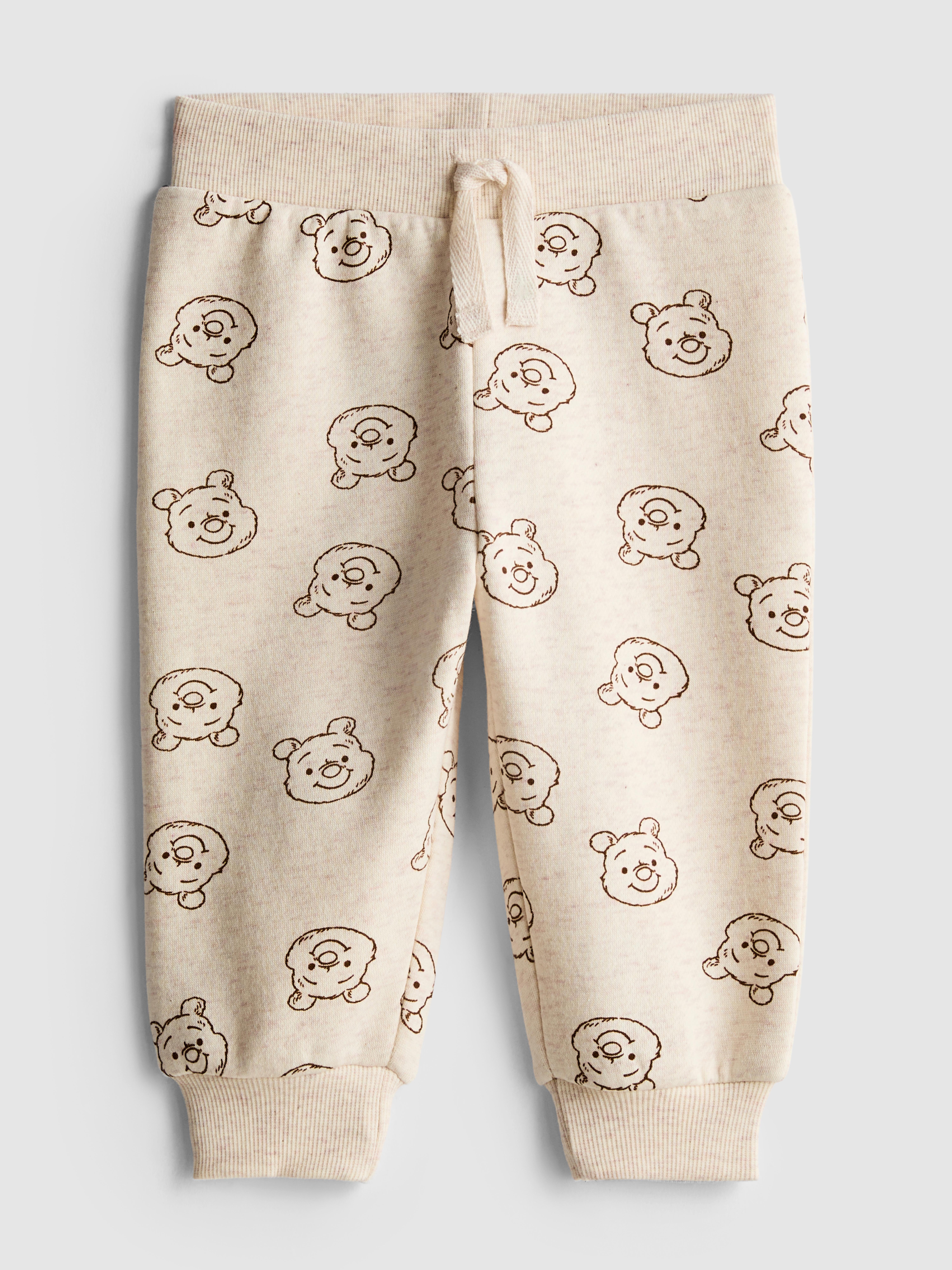Baby Boys Beige 0-36mths | Disney’s Winnie the Pooh Cuffed Joggers