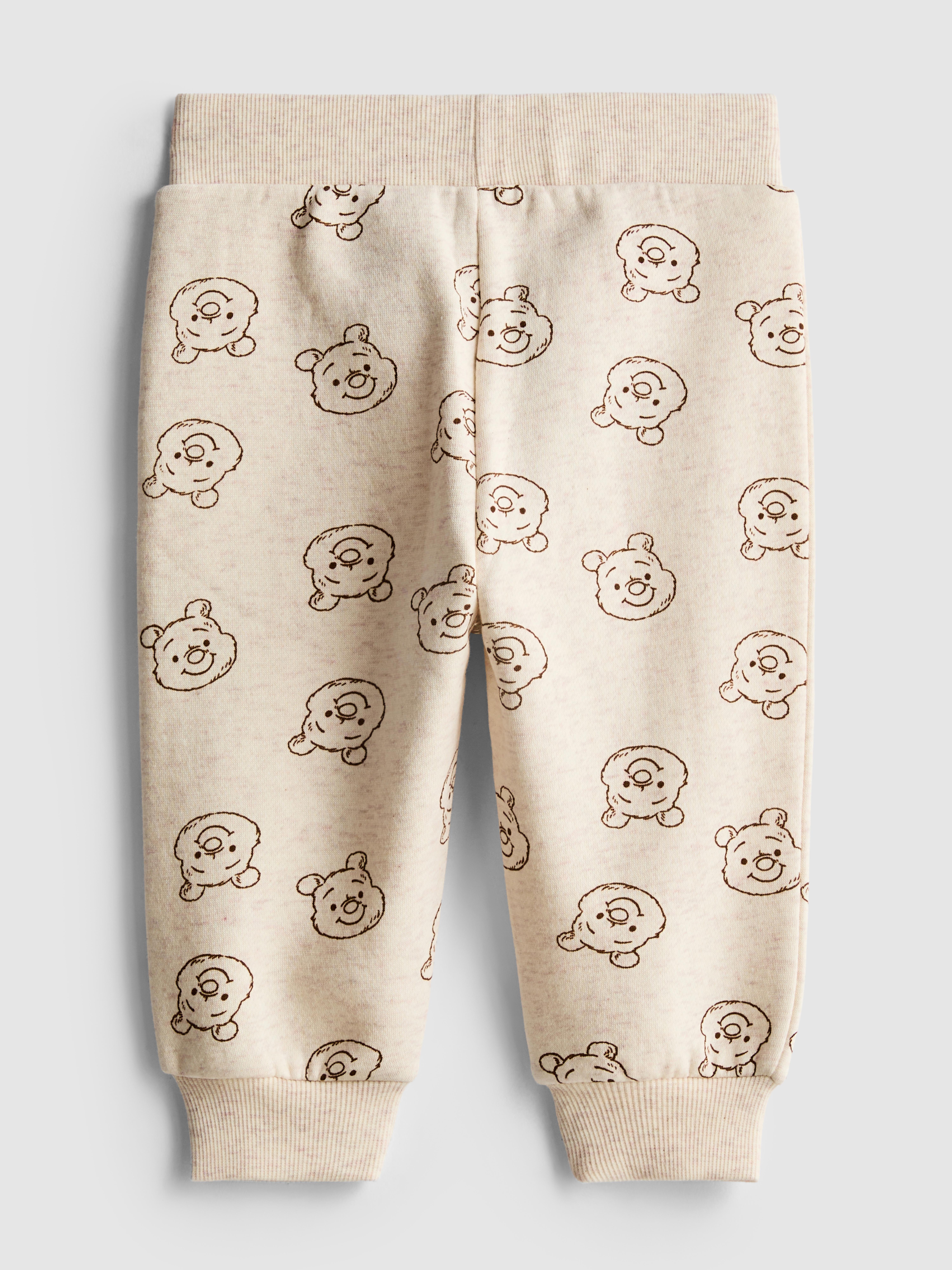 Baby Boys Beige 0-36mths | Disney’s Winnie the Pooh Cuffed Joggers