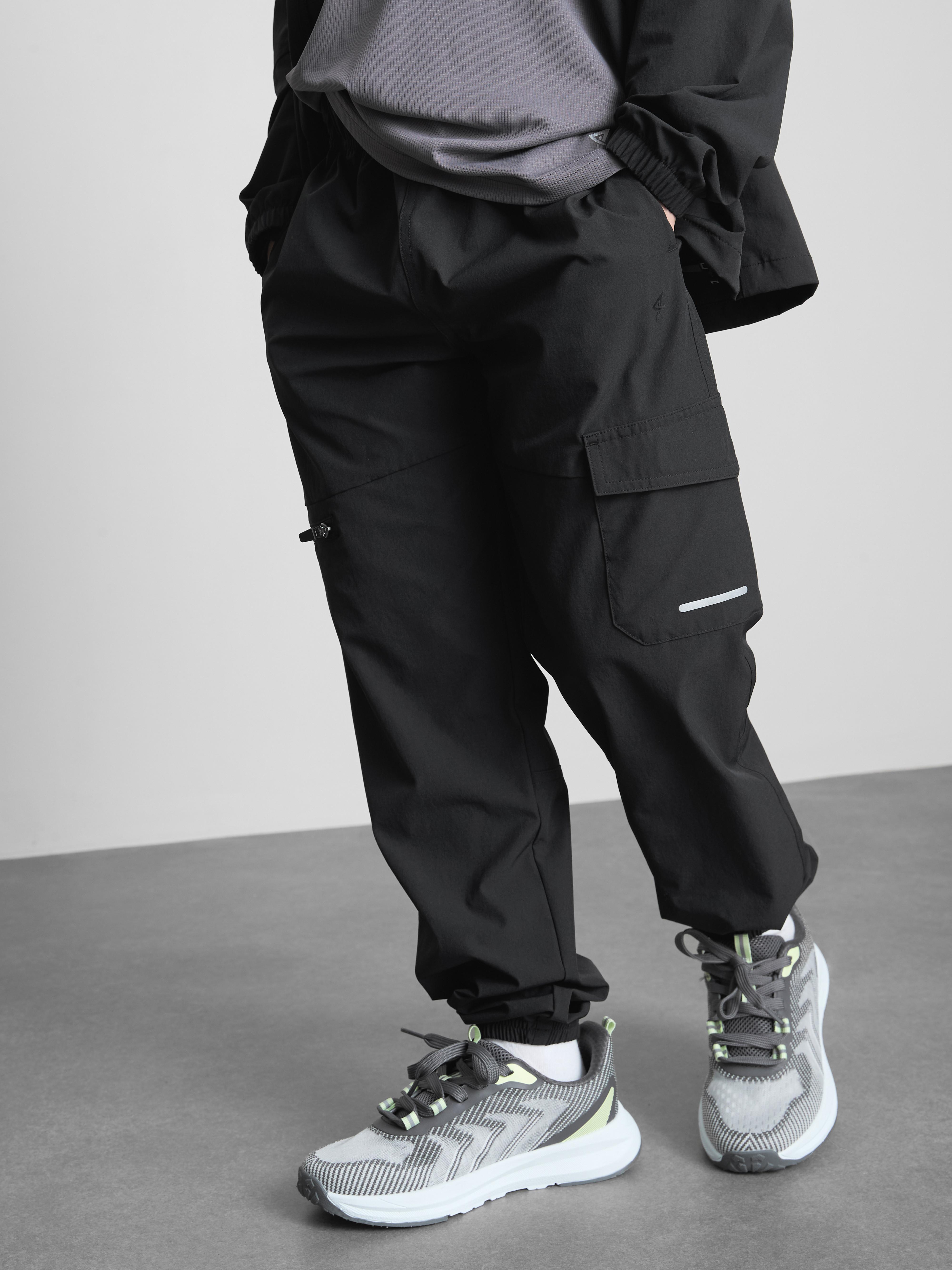 Boys Black 7-15yrs | Active Cuffed Joggers
