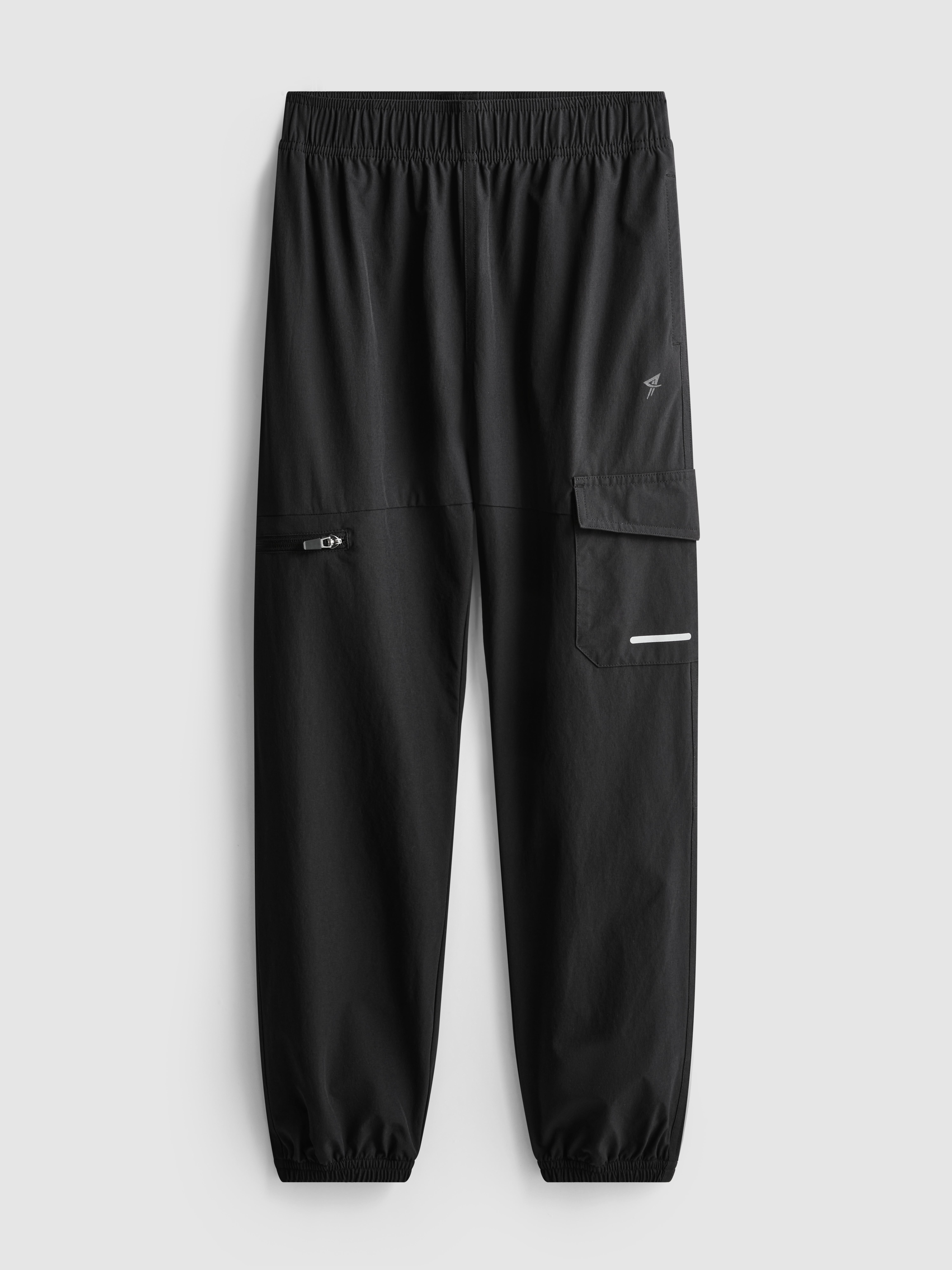 Boys Black 7-15yrs | Active Cuffed Joggers