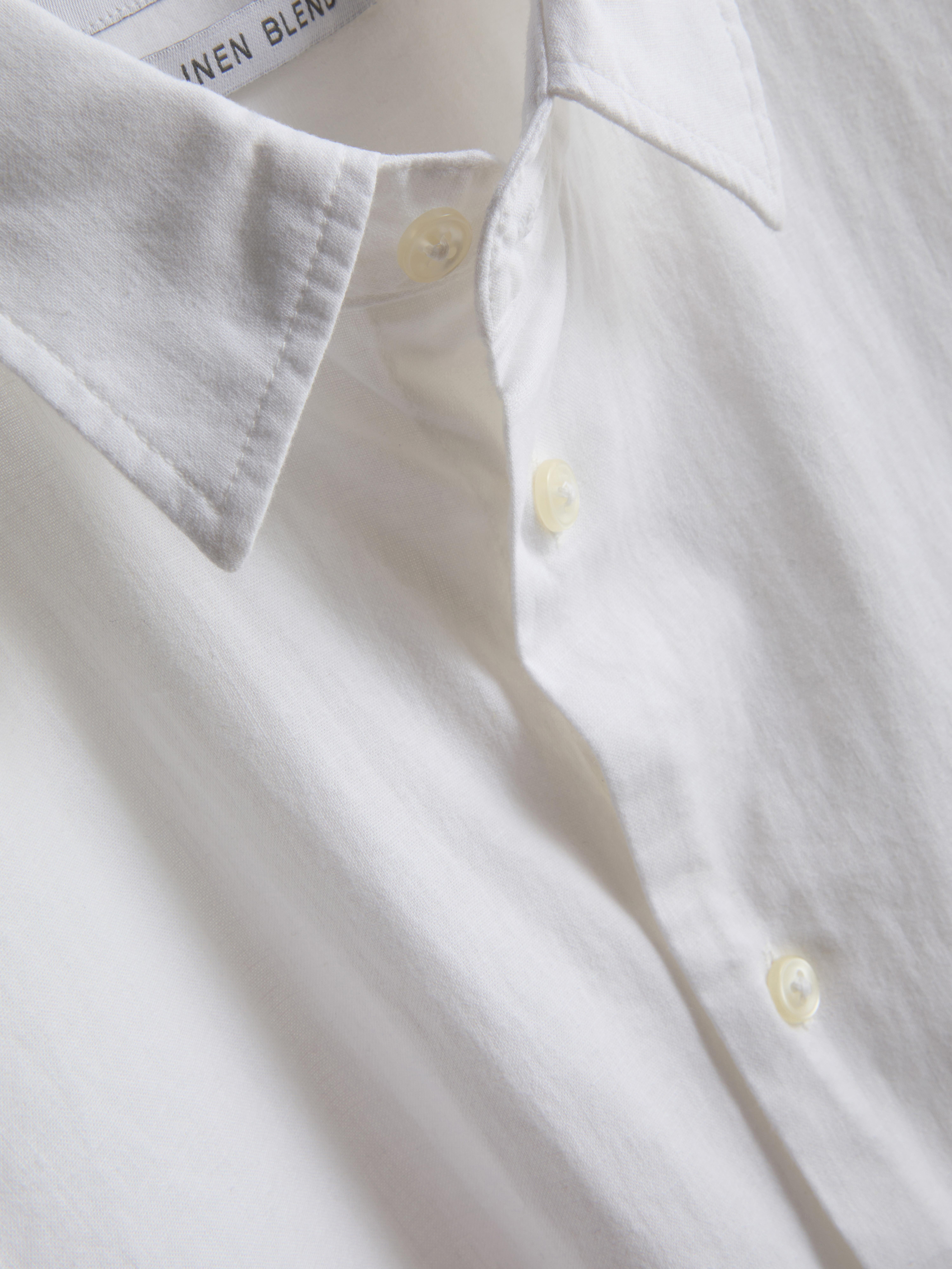 Camisa manga comprida mistura linho