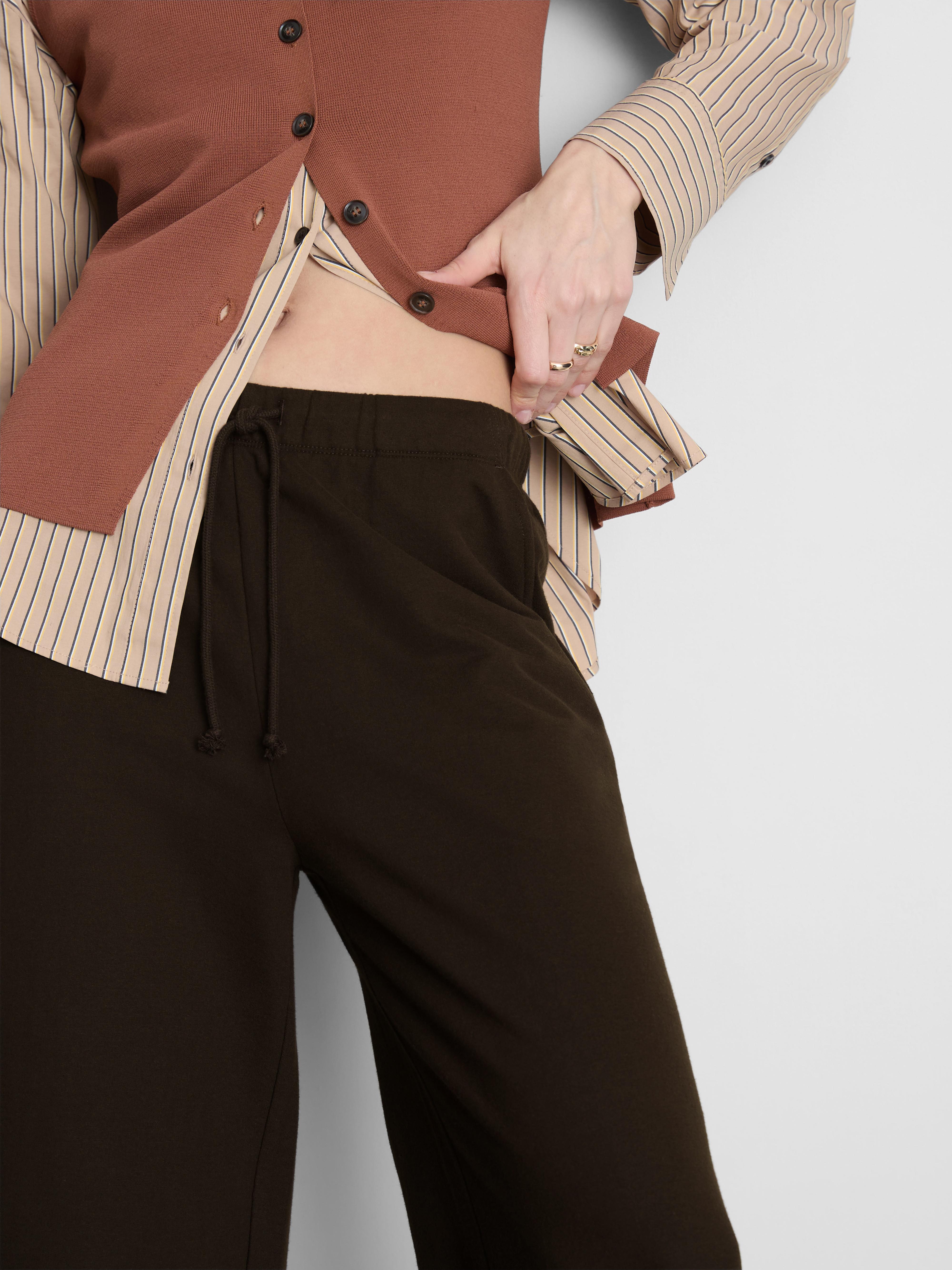 Cozy Wide-Leg Cotton-Blend Joggers