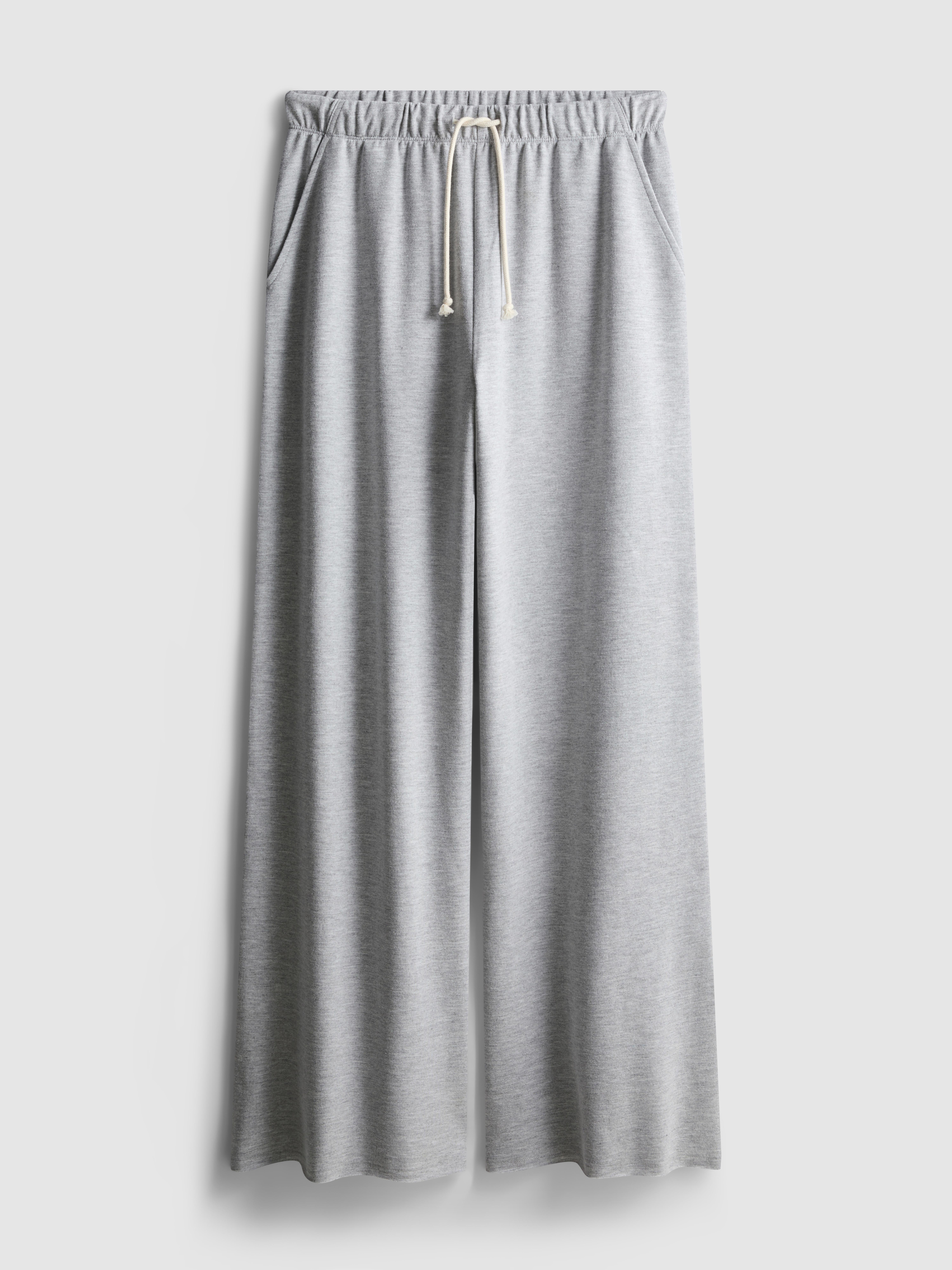 Cosy Wide Leg Cotton Blend Joggers