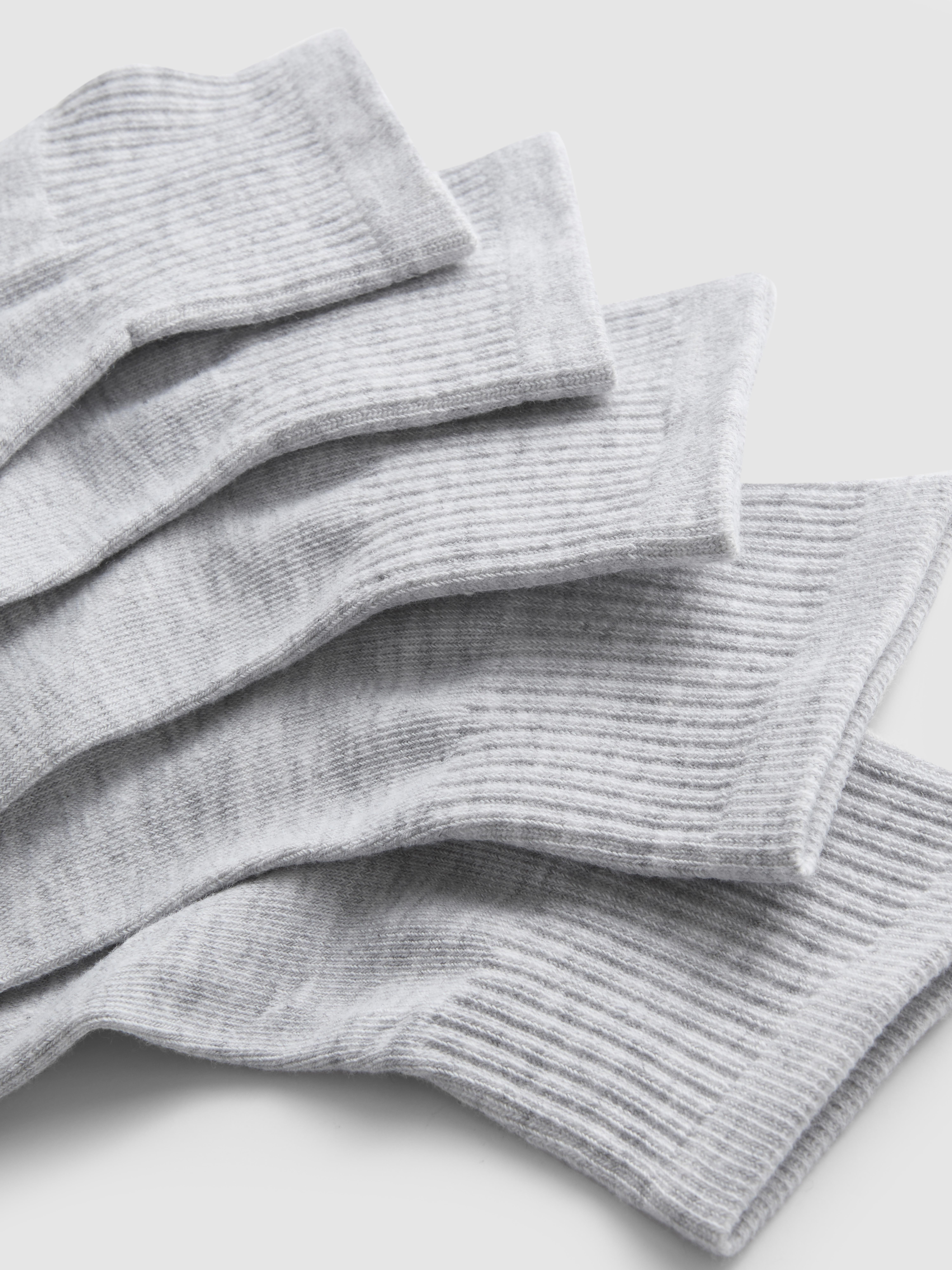 5-Pack Quarter Crew Socks