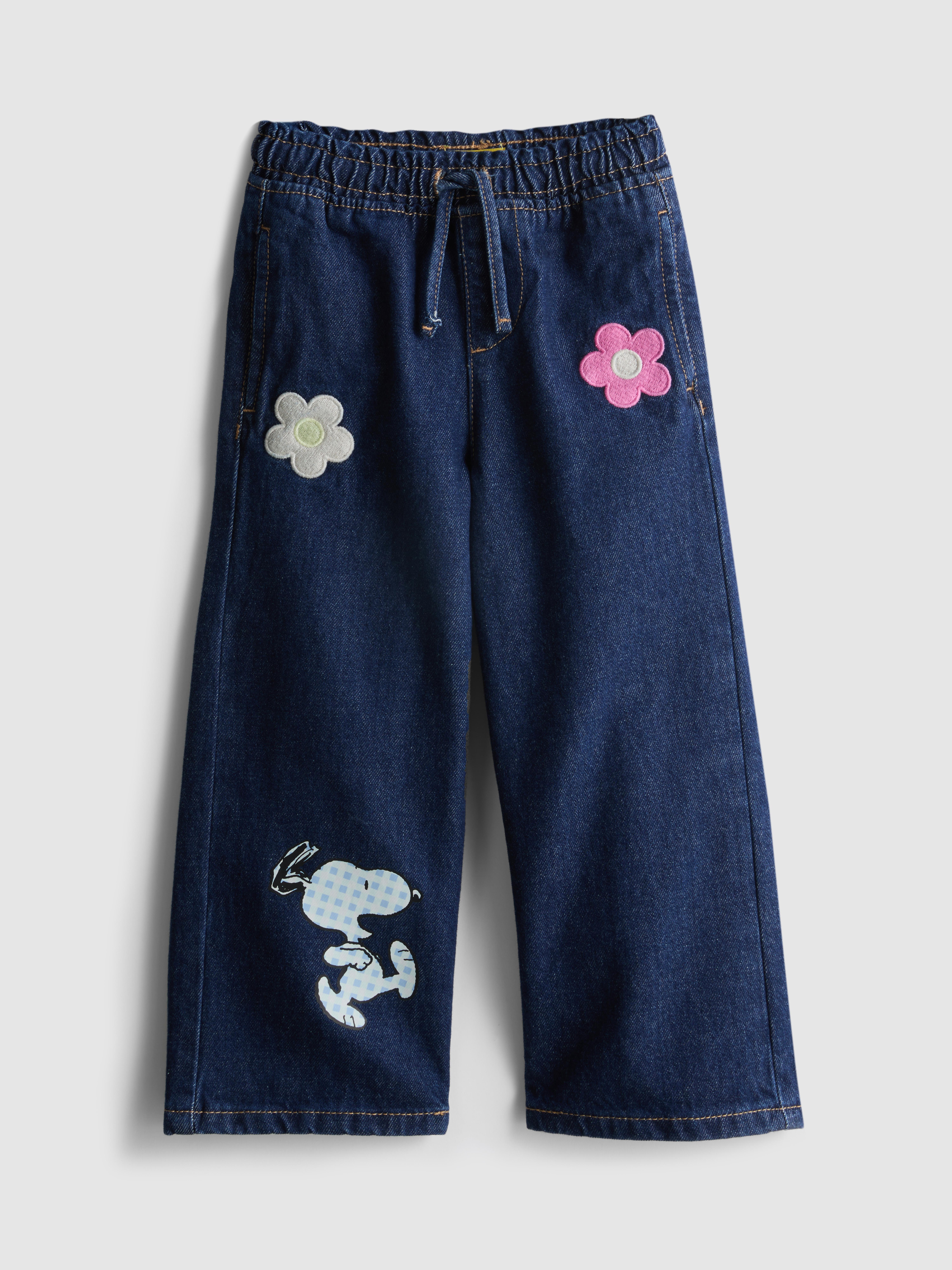 1.5-8yrs | Peanuts Snoopy Wide-Leg Jeans