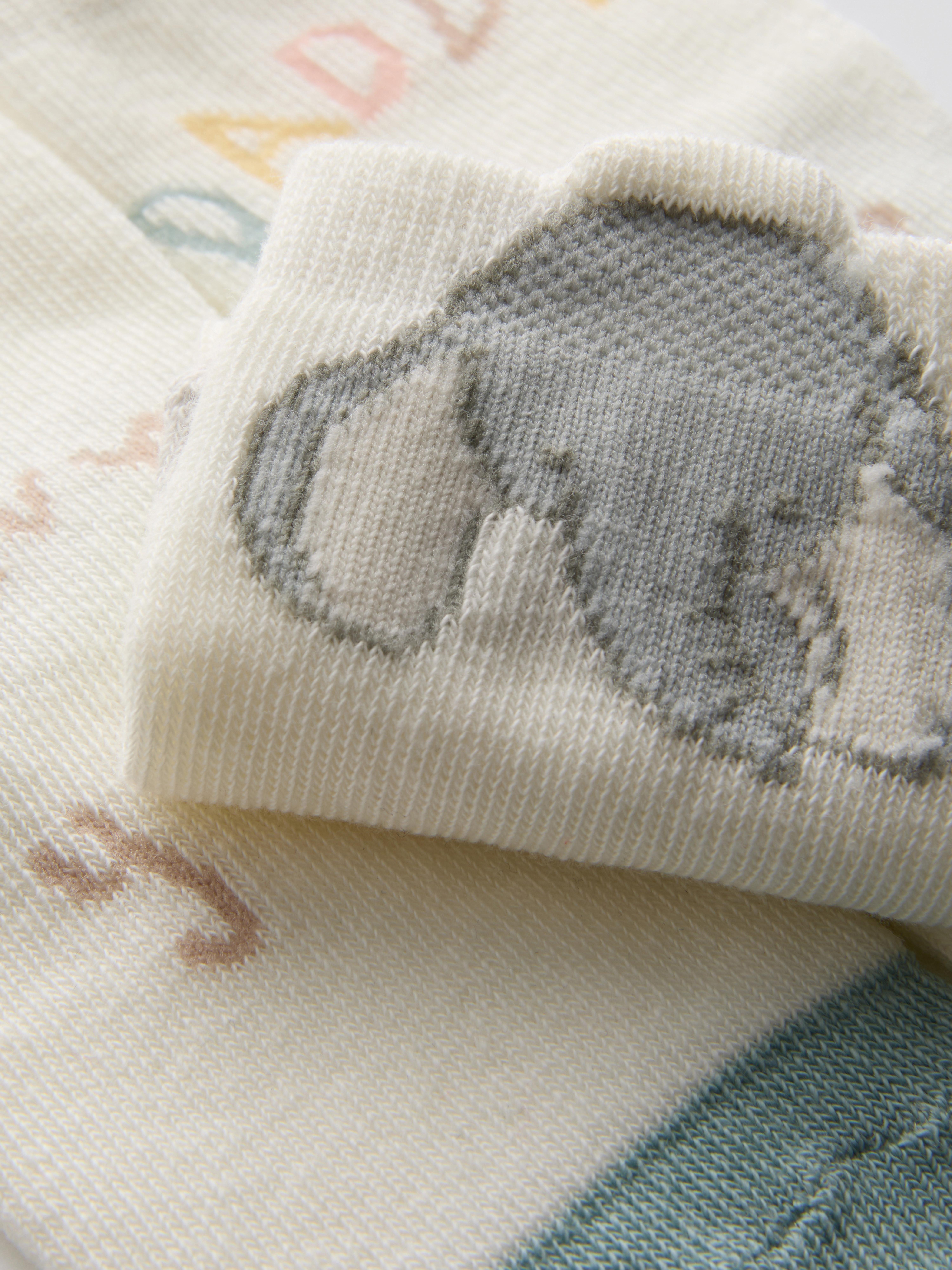 2pk Cotton Rich I Love Daddy Ankle Socks