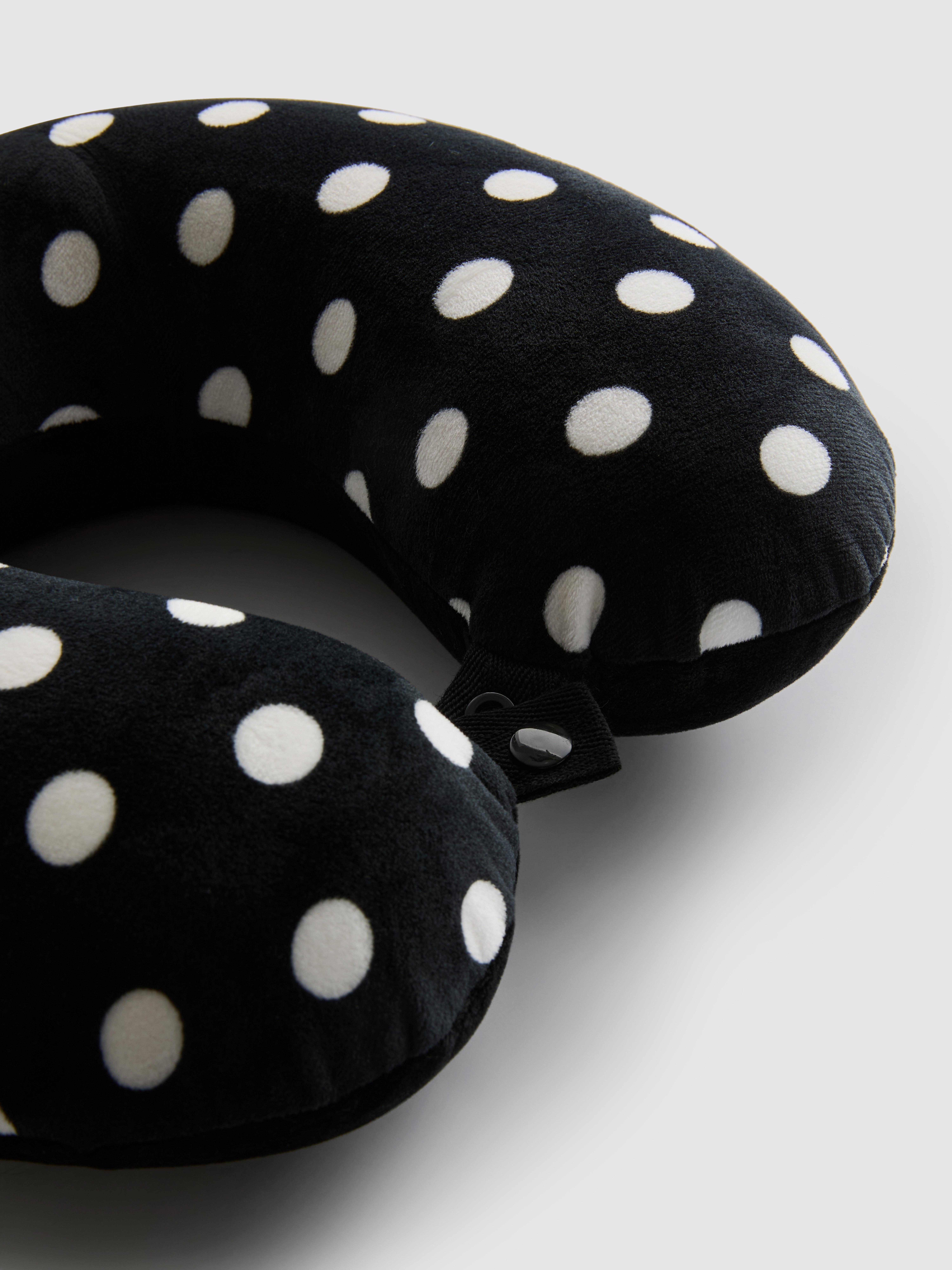 Polka Dot Memory Foam Travel Cushion