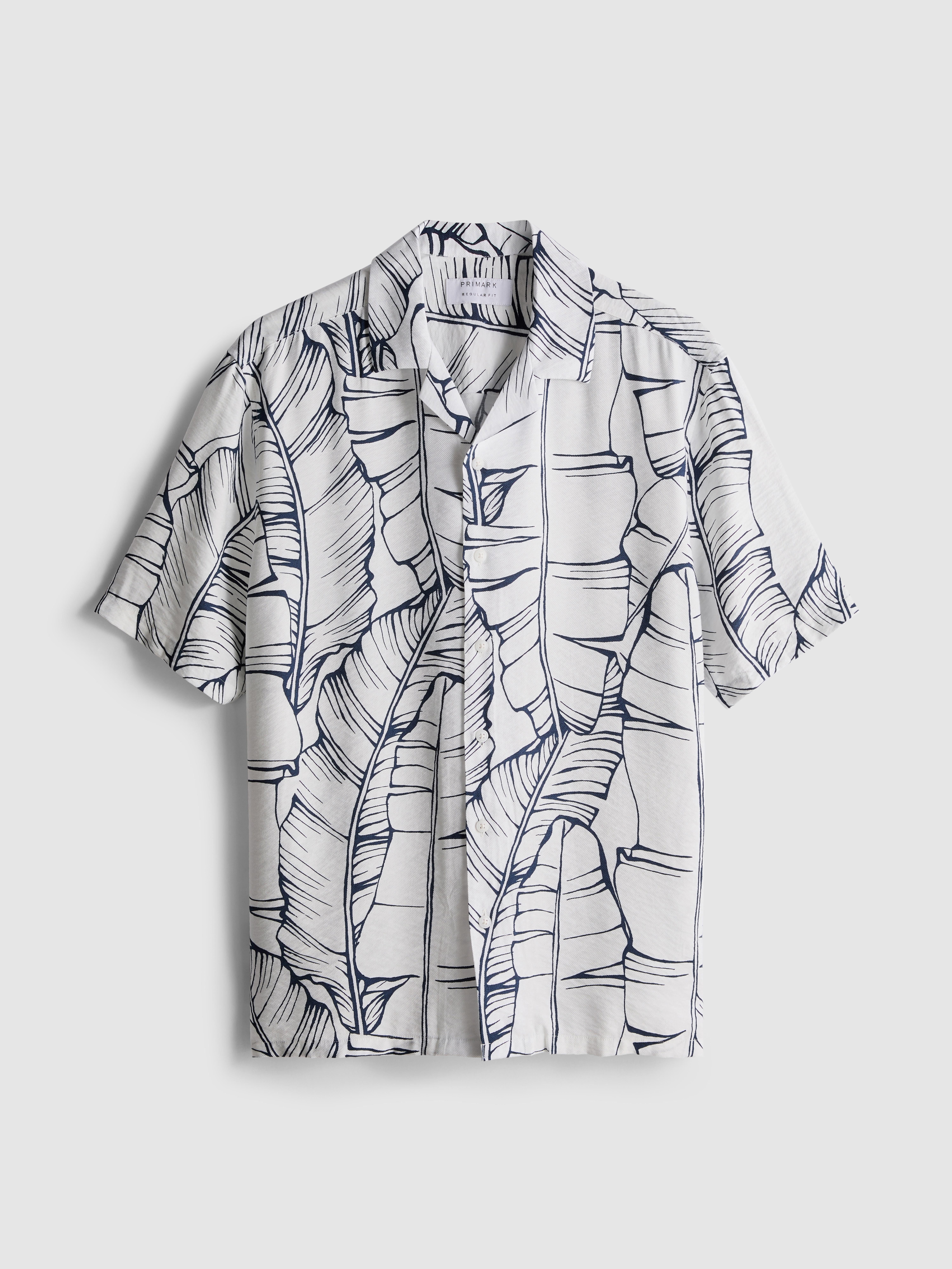 Short Sleeve Banana Leaf Shirt