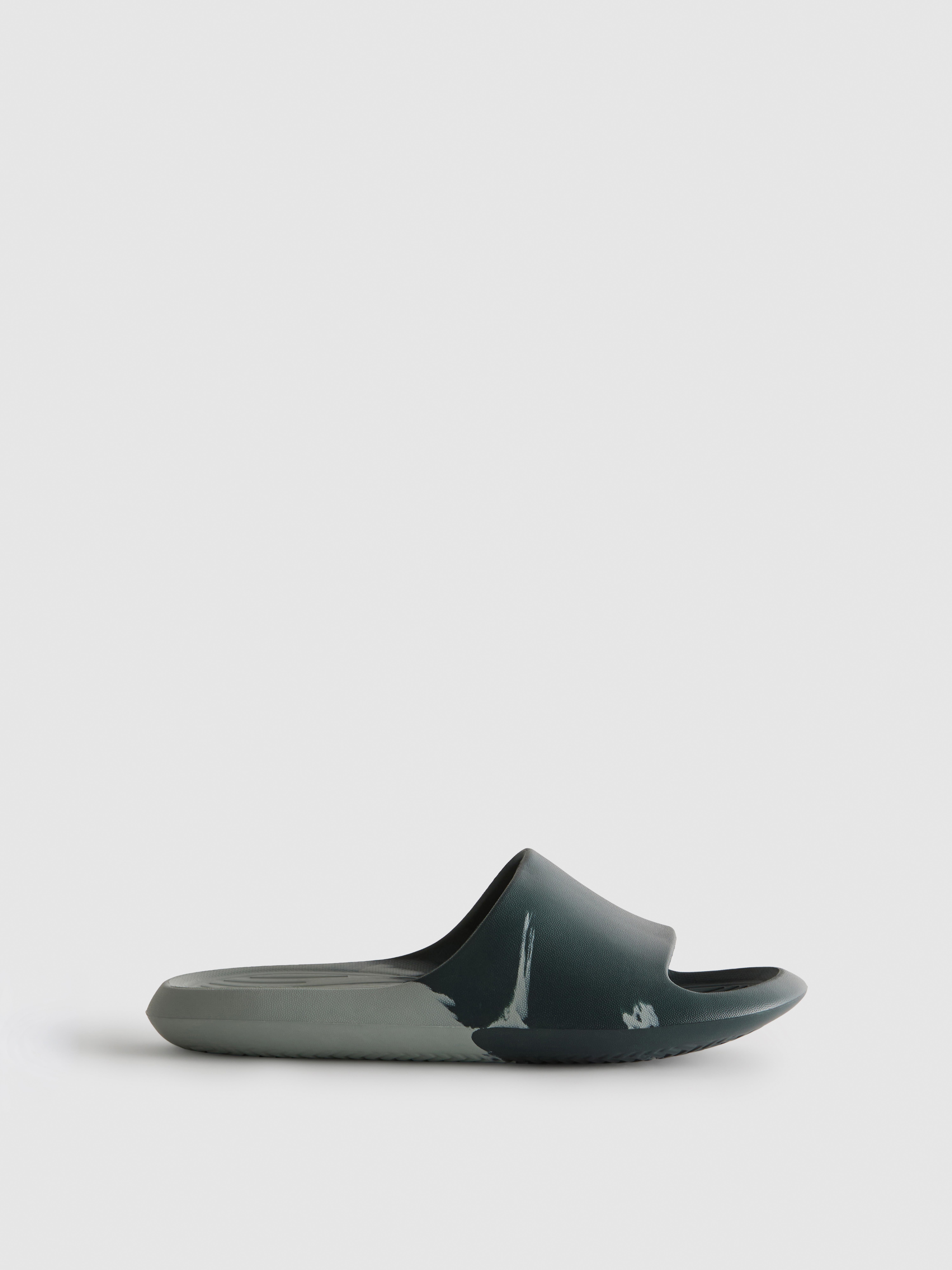 Two-Tone Slider Sandals