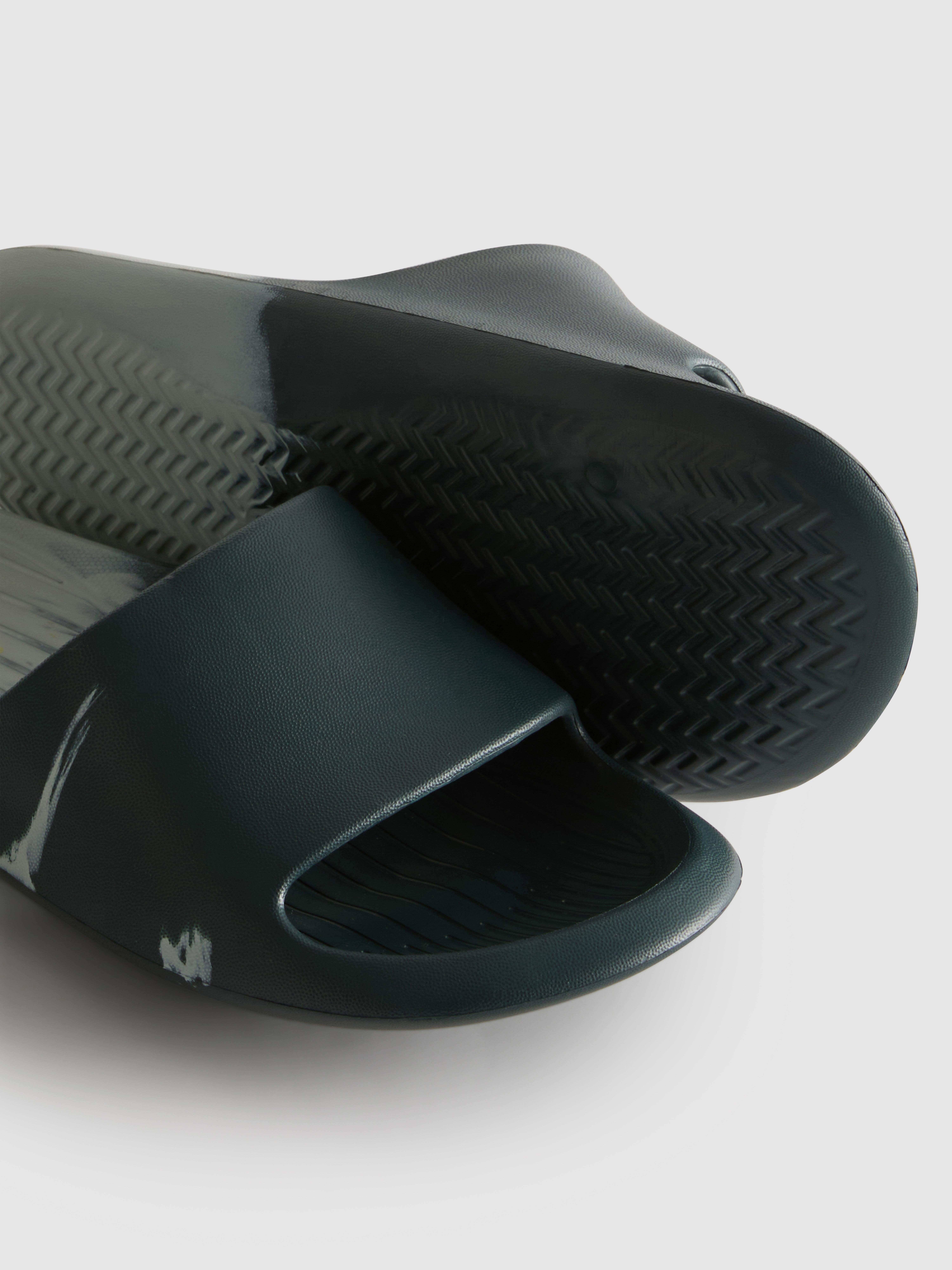 Two-Tone Slider Sandals