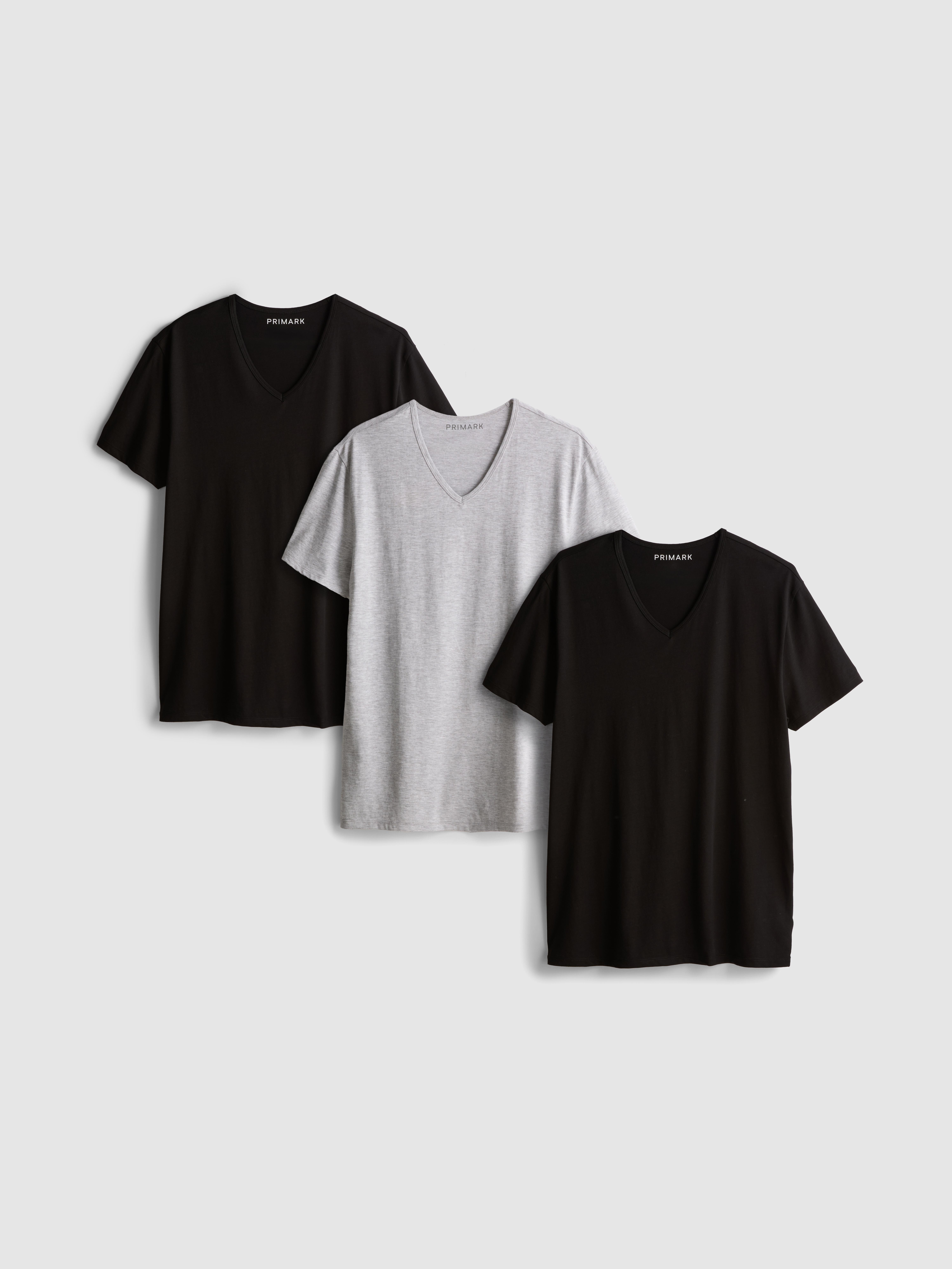 3pk Slim Fit V-Neck T-Shirts