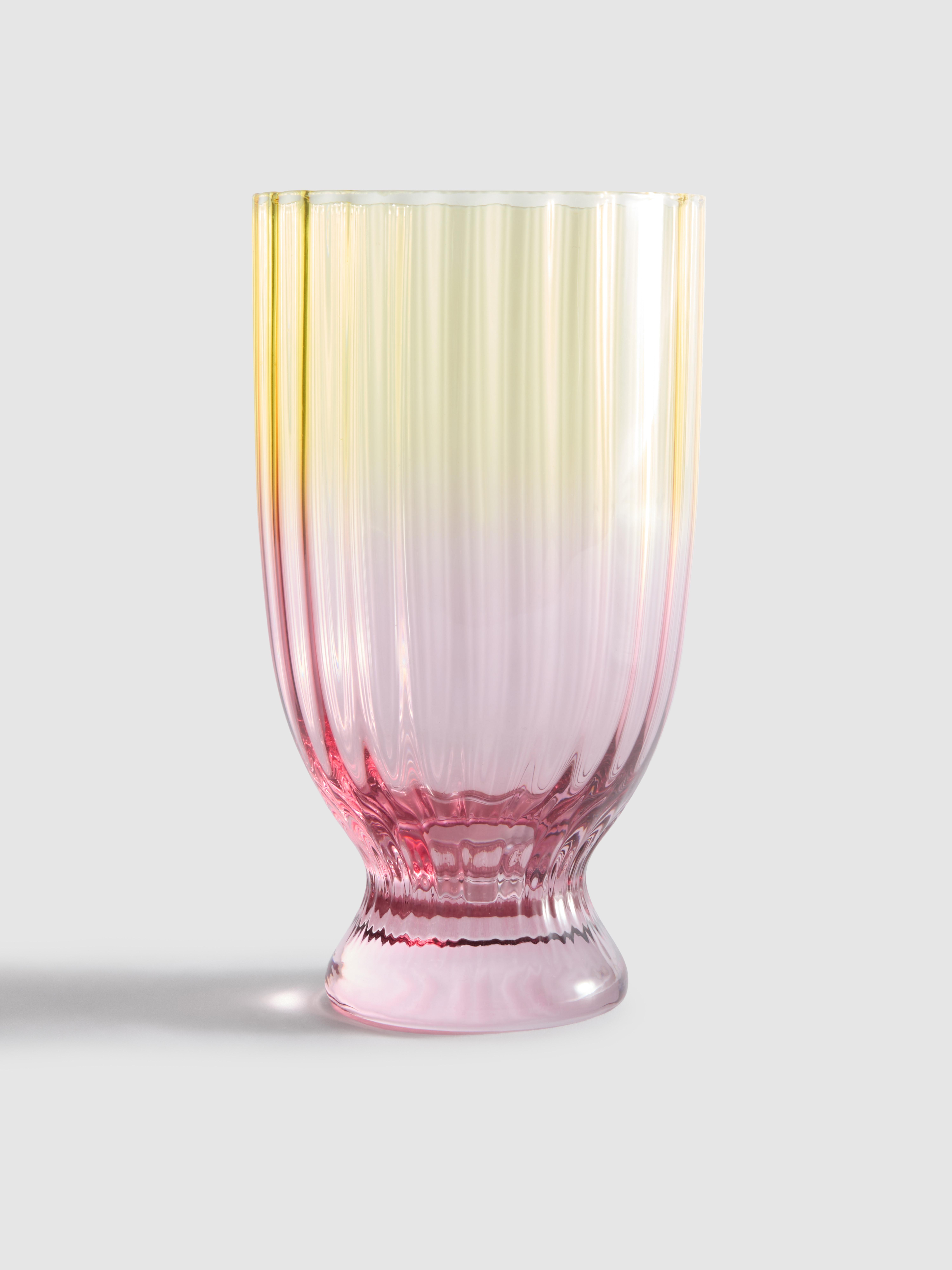 Trinkglas mit Ombré-Effekt