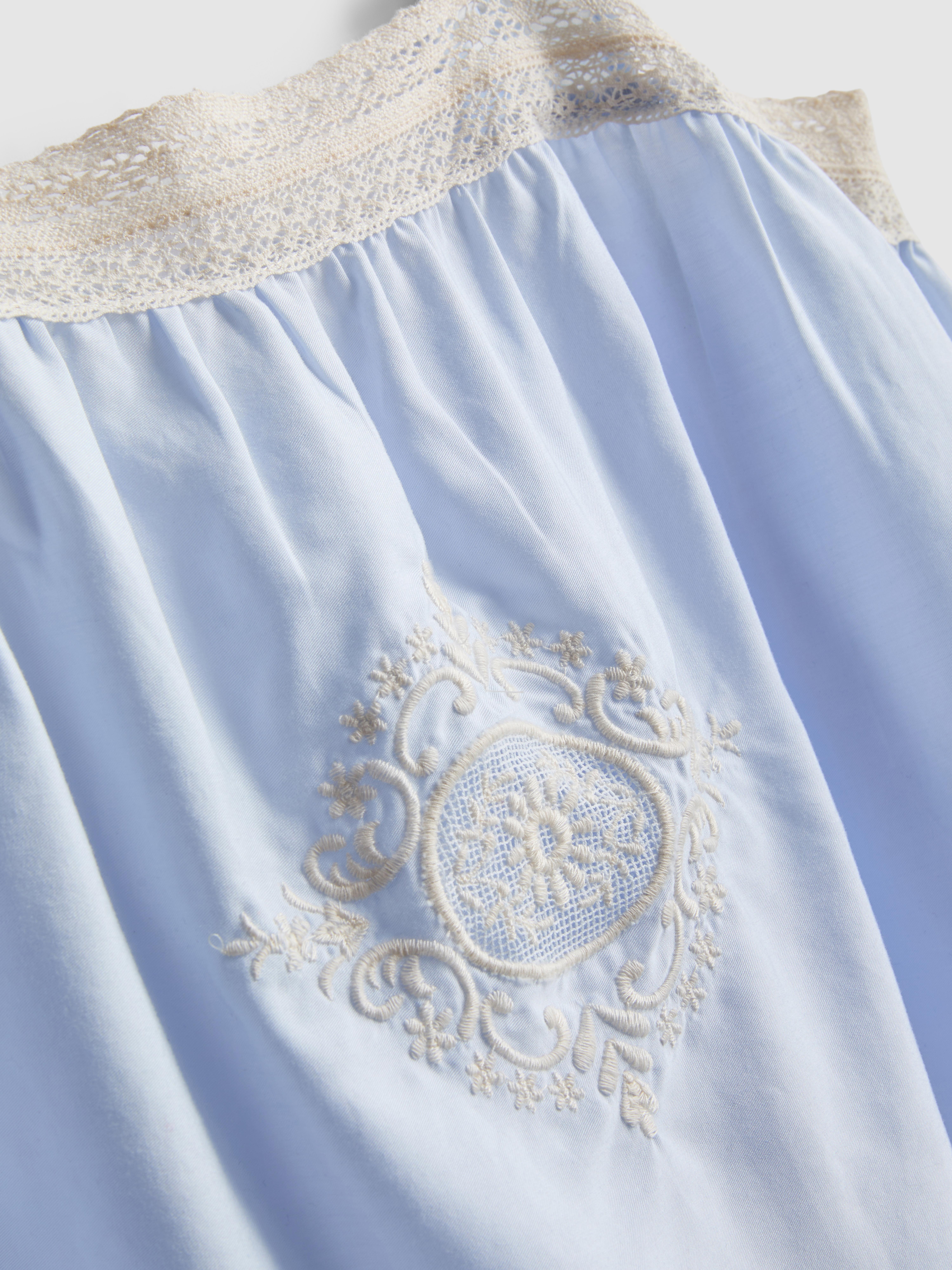 Maiou de pijama cu bretele subțiri și ornamente din dantelă The Edit