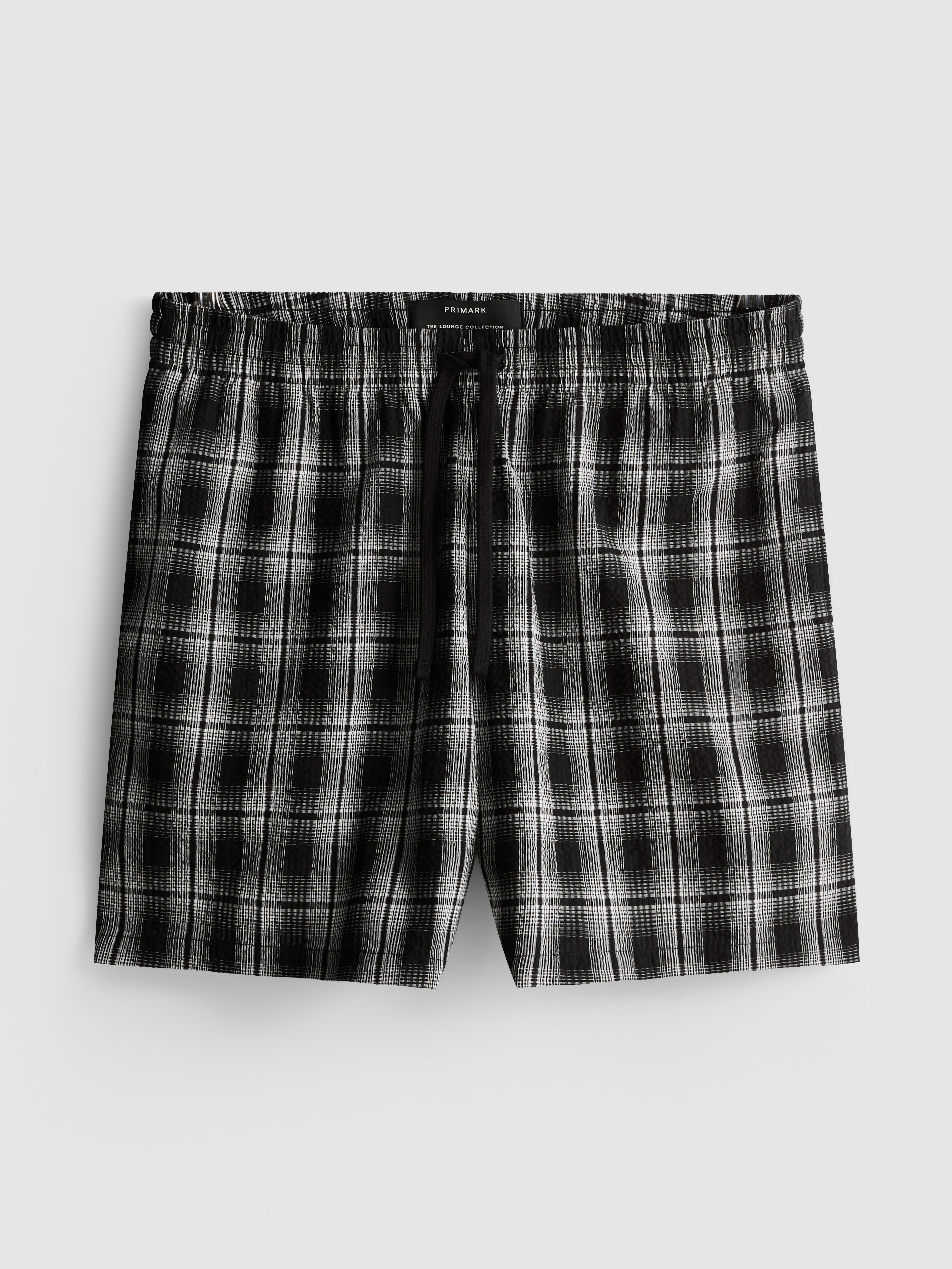 Check Seersucker Shorts