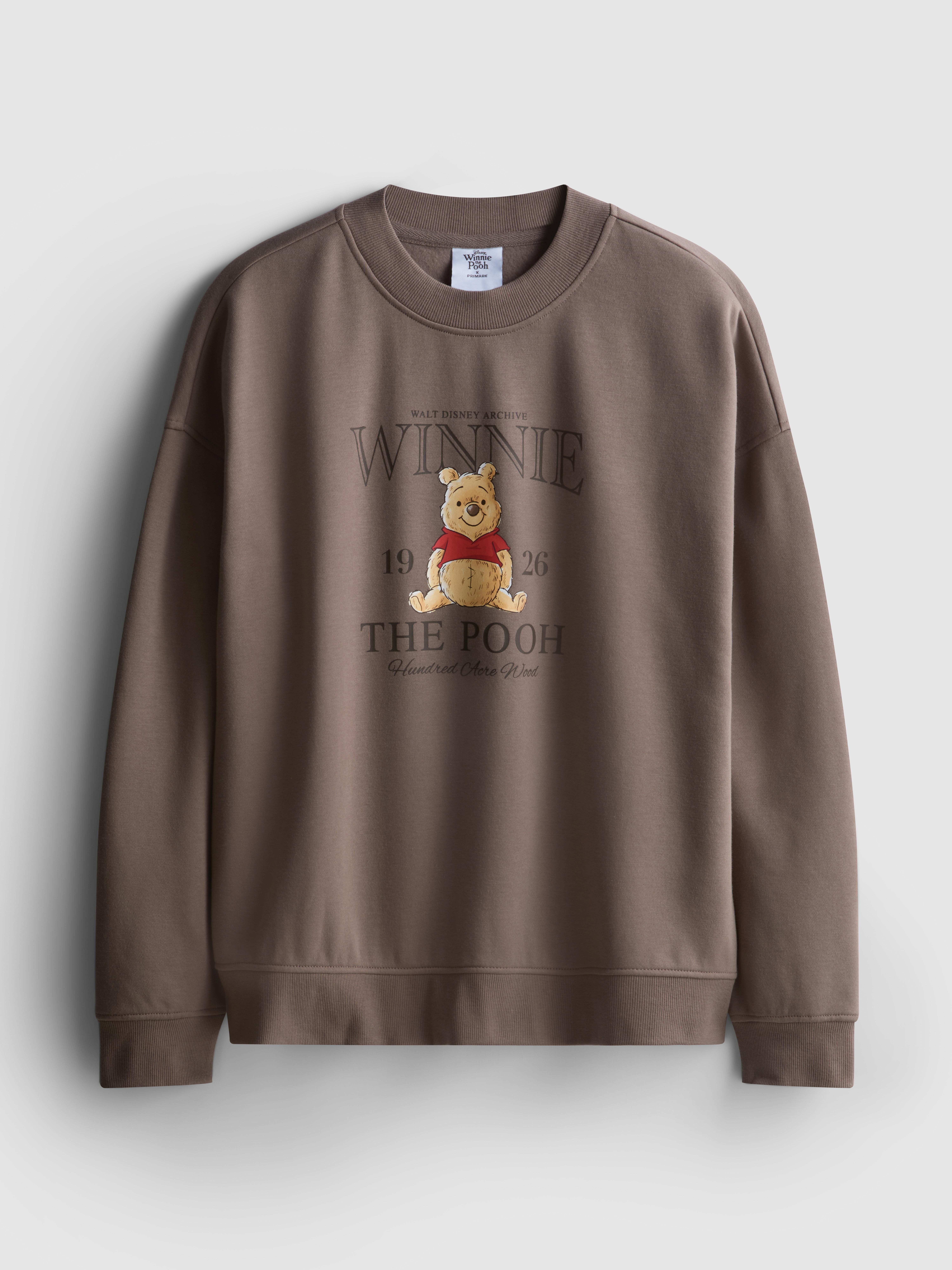 Women's Brown Disney’s Winnie The Pooh Cotton-Blend Sweatshirt