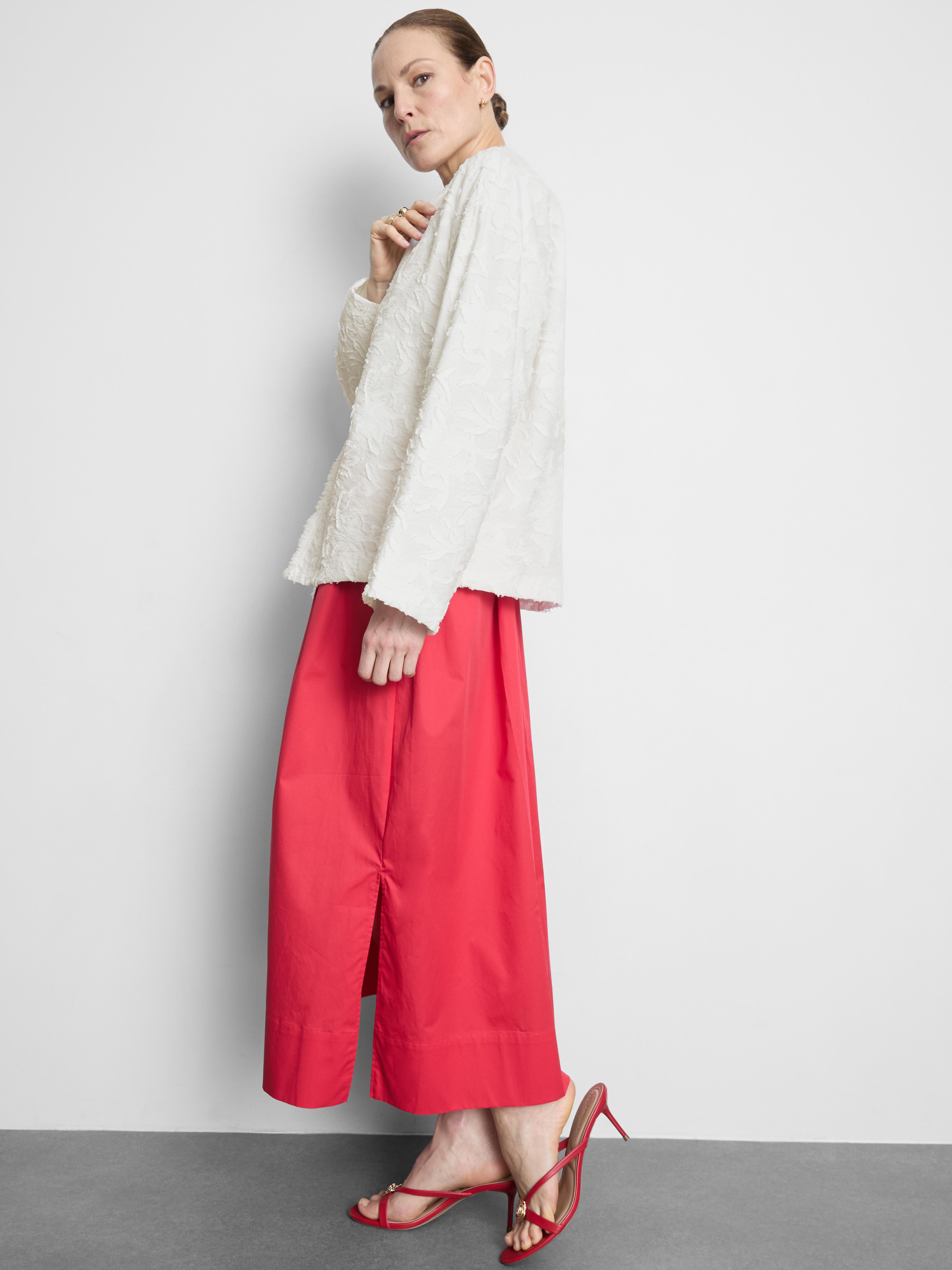 Textured V-Neck Long Sleeve Wrap Jacket