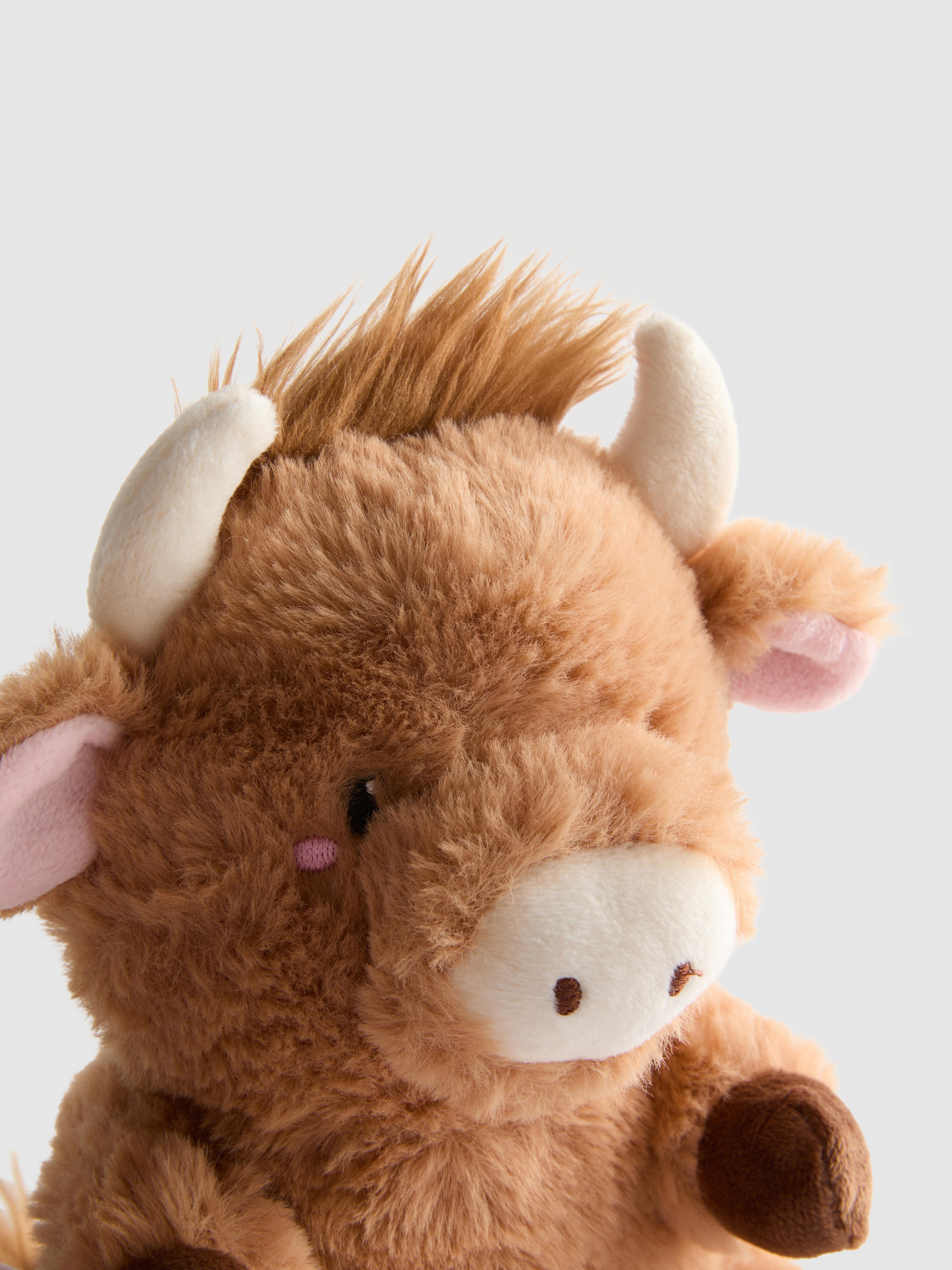 Peluche mucca delle Highlands piccolo