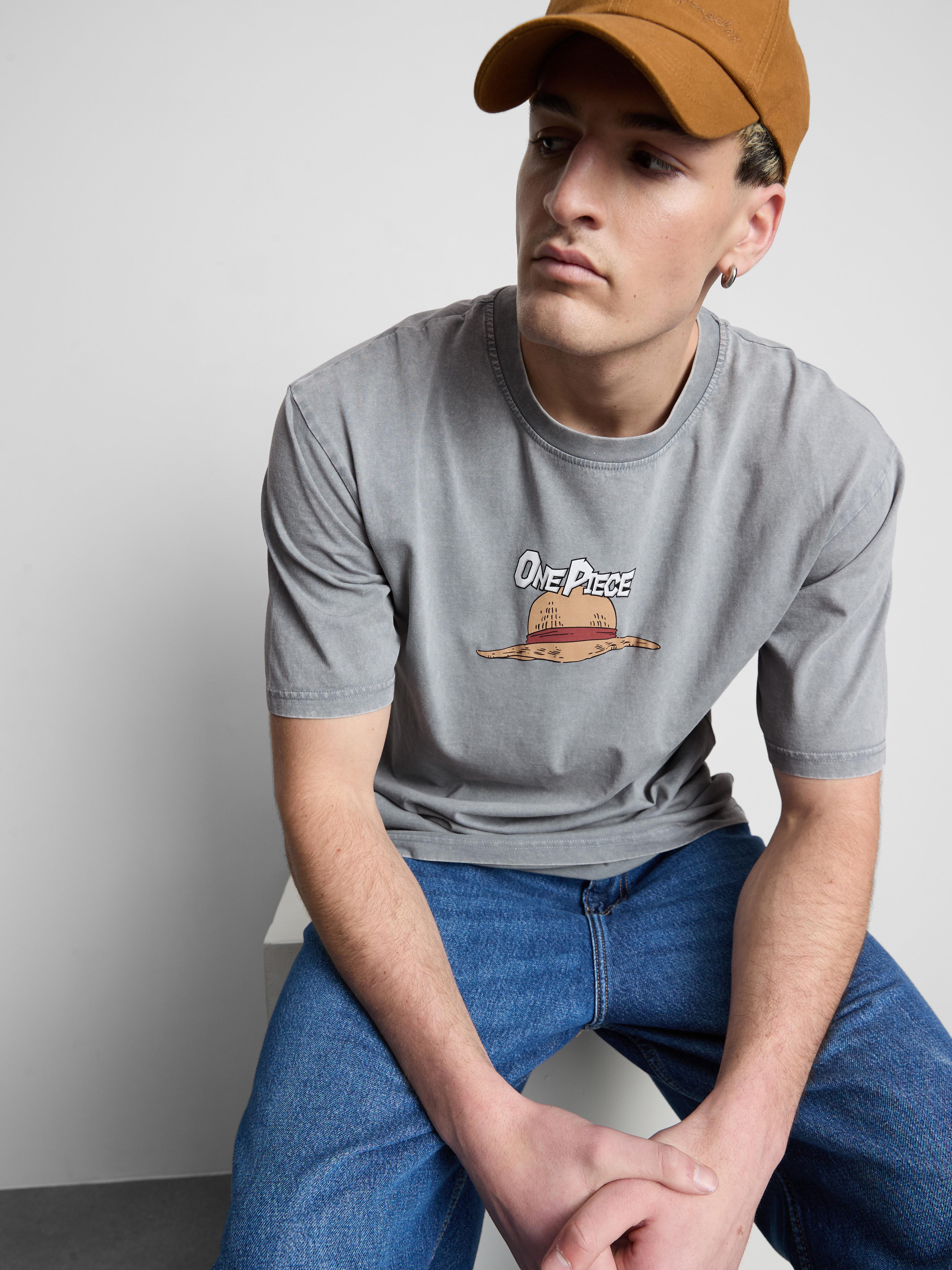 One Piece Luffy Washed T-Shirt