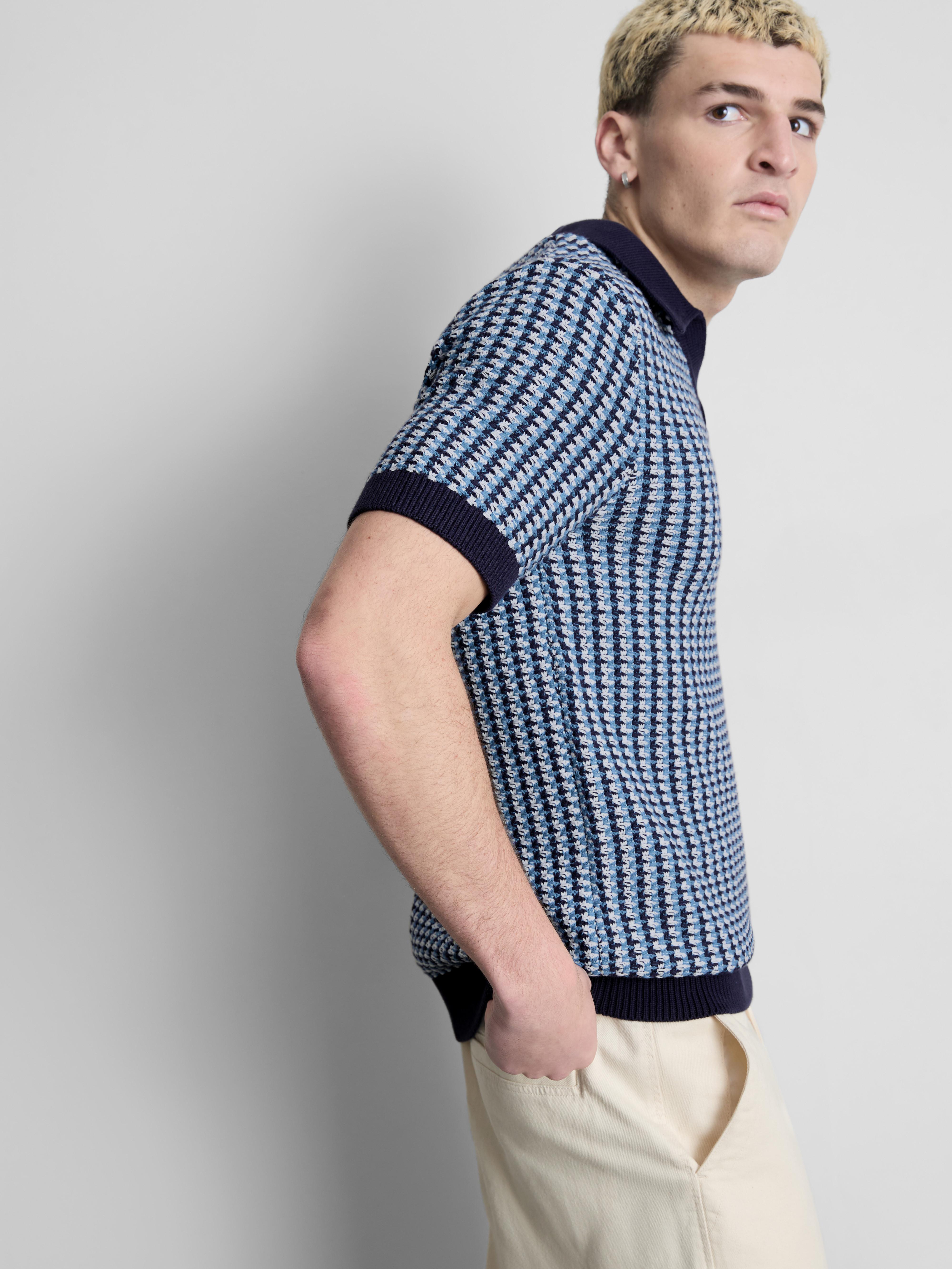 Polo de punto de manga corta