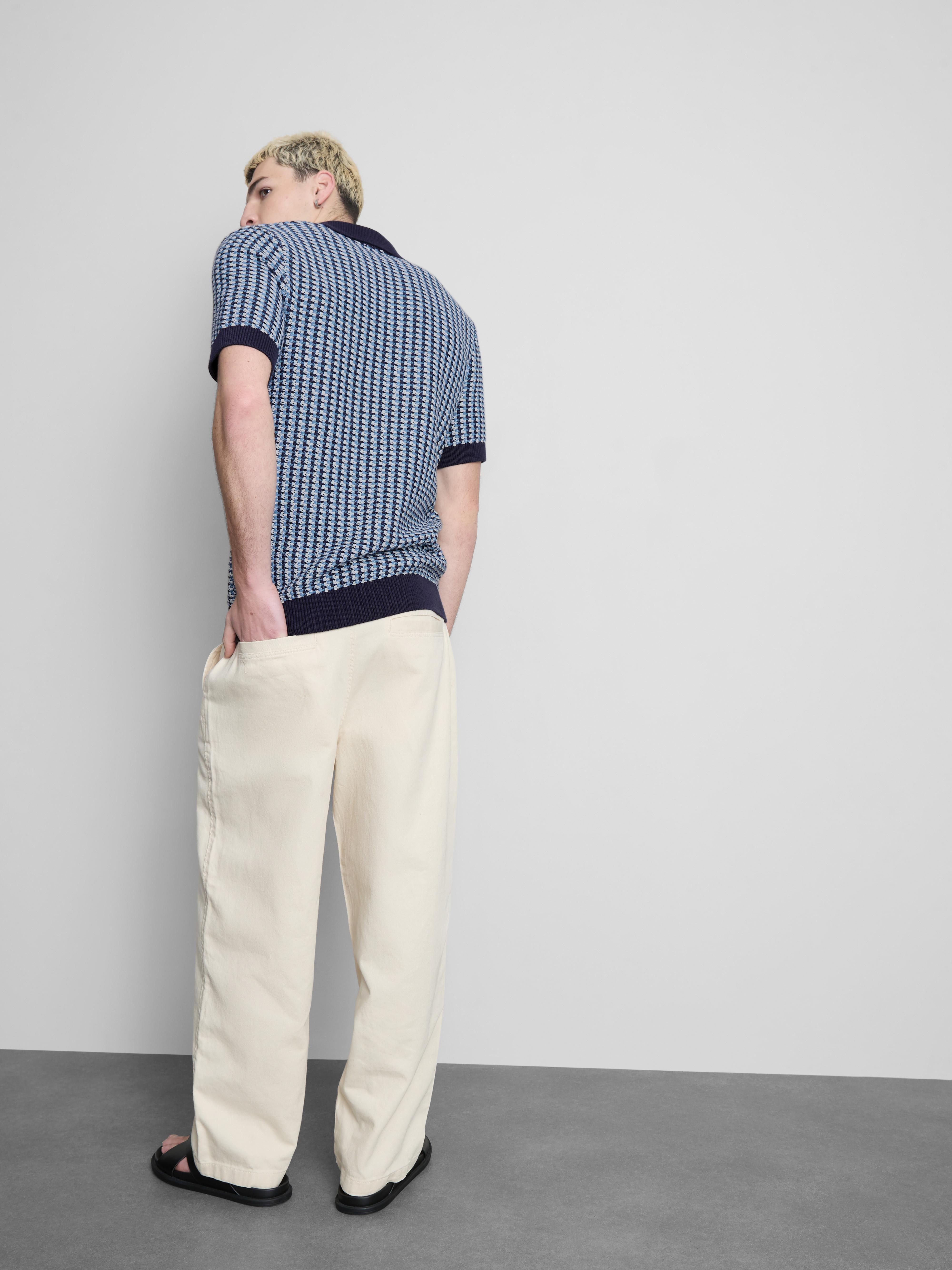 Polo de punto de manga corta